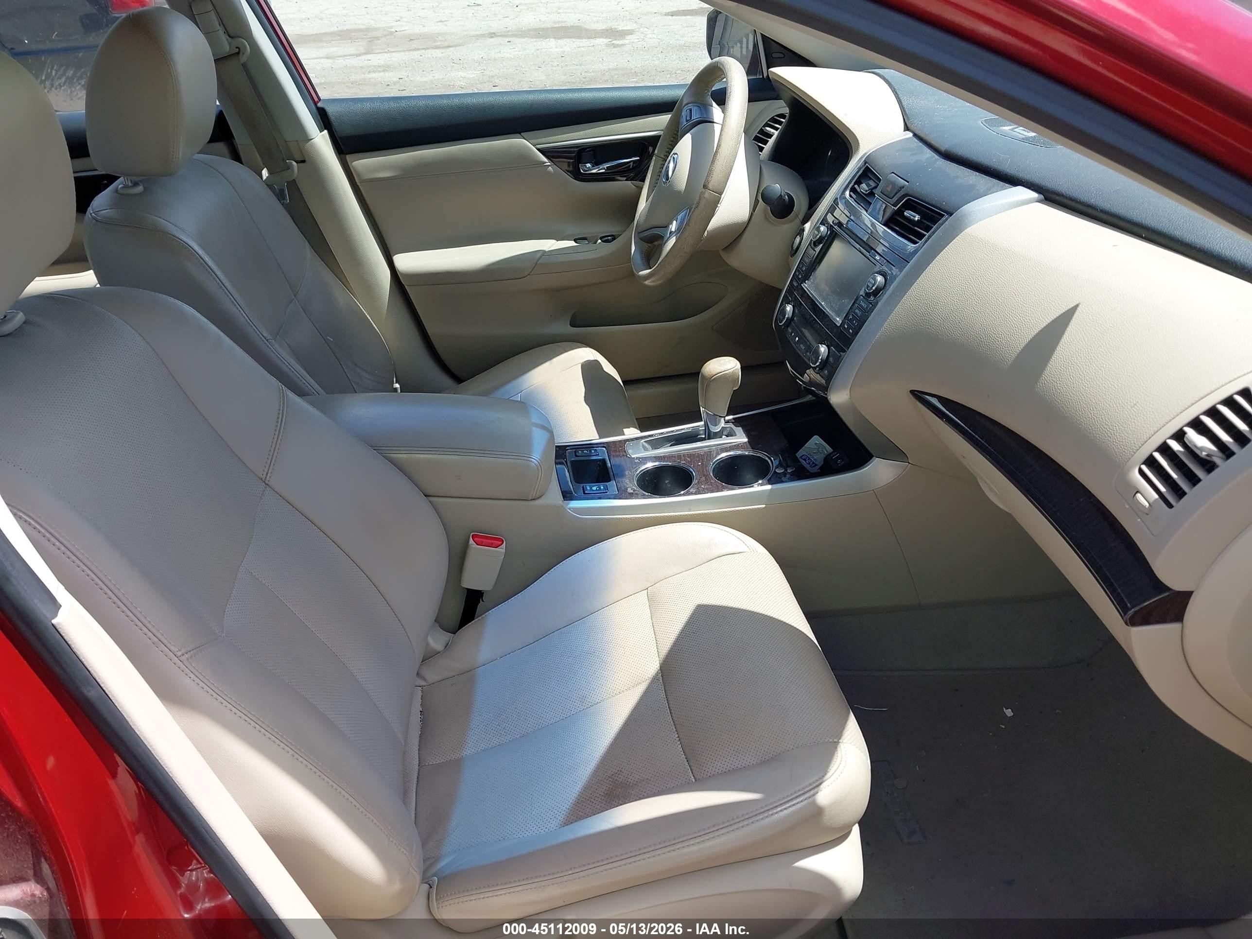 2014 Nissan Altima 2.5 Sl Burgundy vin: 1N4AL3AP3EC165030