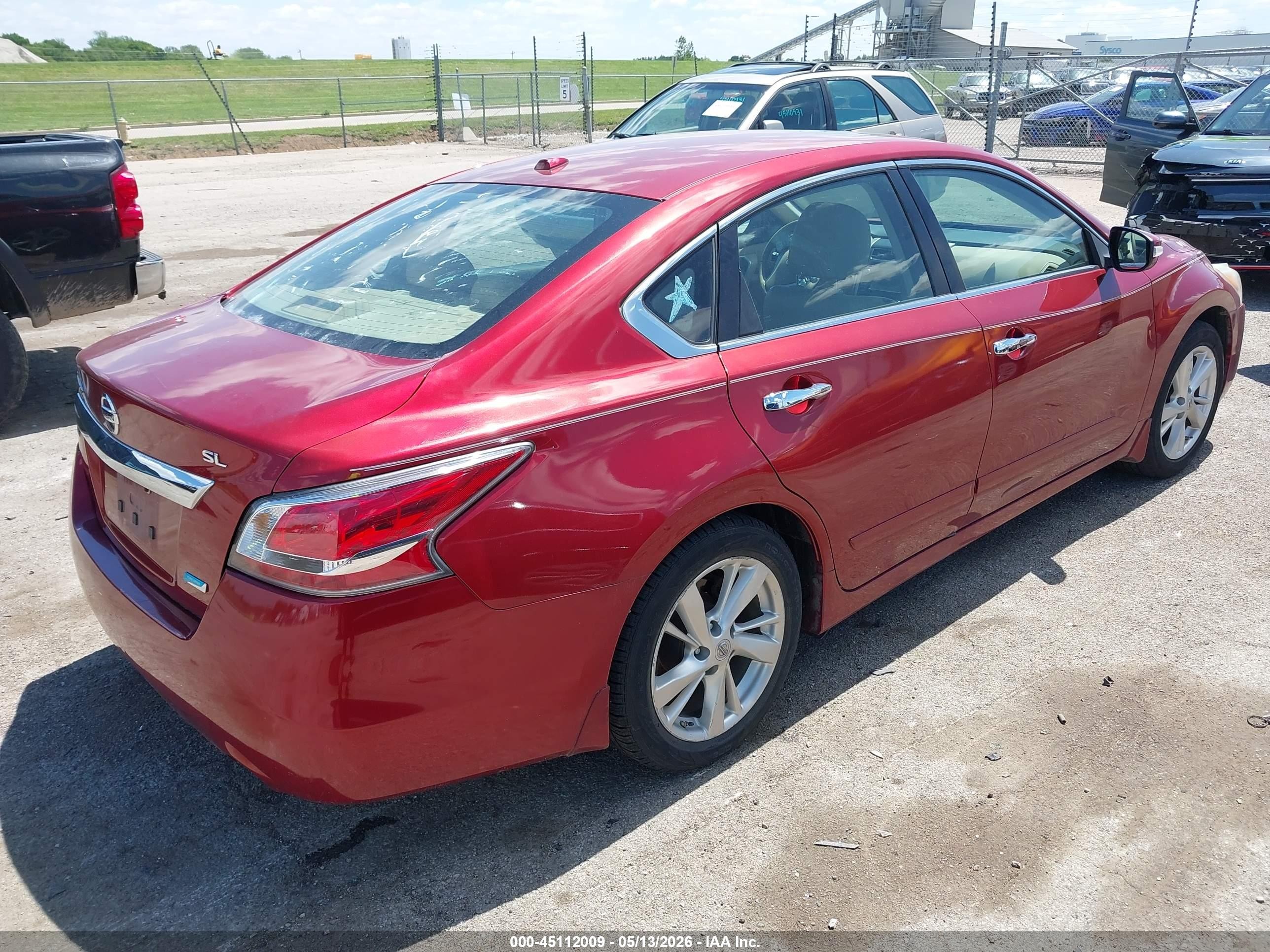 2014 Nissan Altima 2.5 Sl Burgundy vin: 1N4AL3AP3EC165030