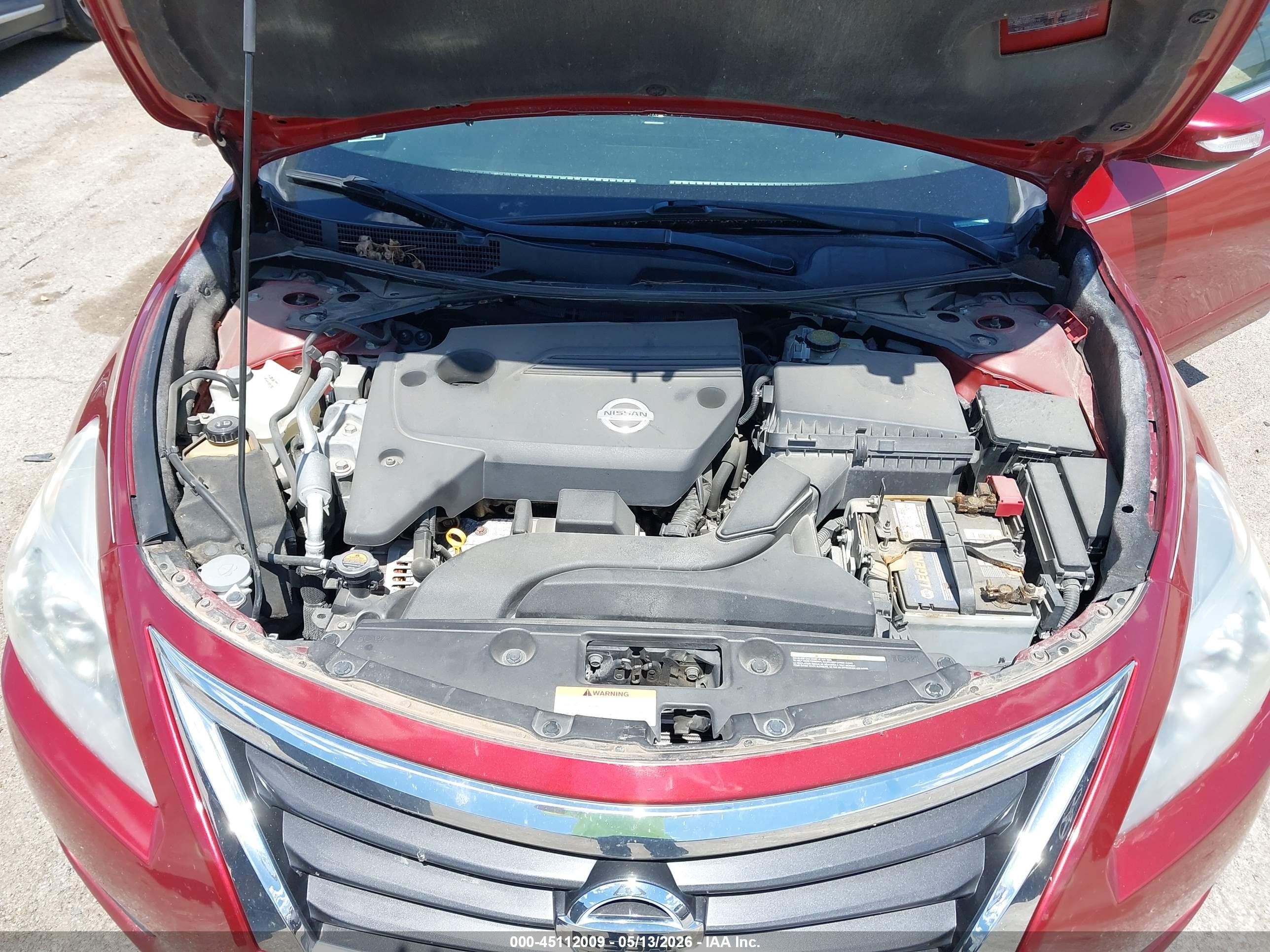 2014 Nissan Altima 2.5 Sl Burgundy vin: 1N4AL3AP3EC165030