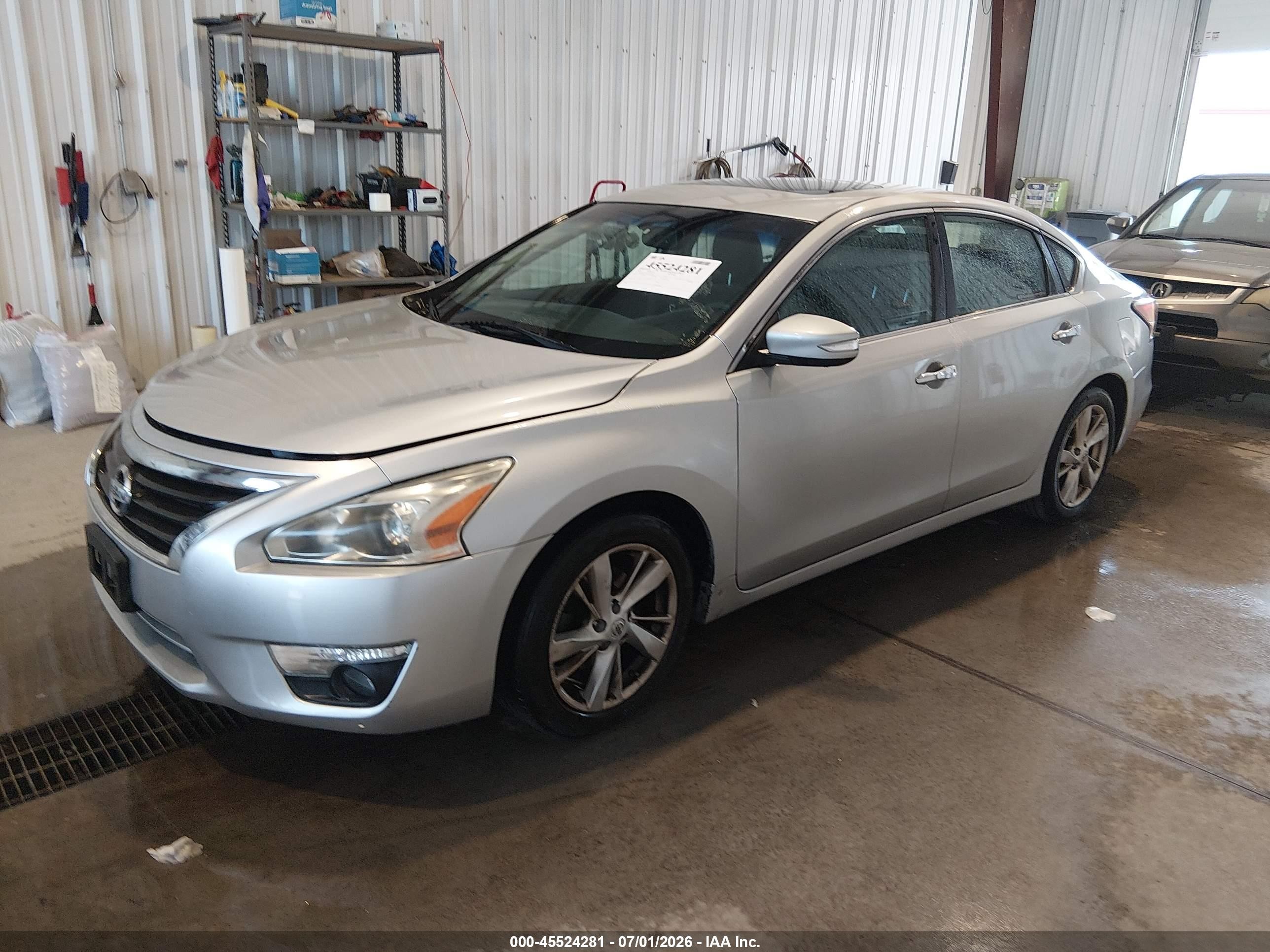 2014 Nissan Altima 2.5 Sv Silver vin: 1N4AL3AP3EC182488