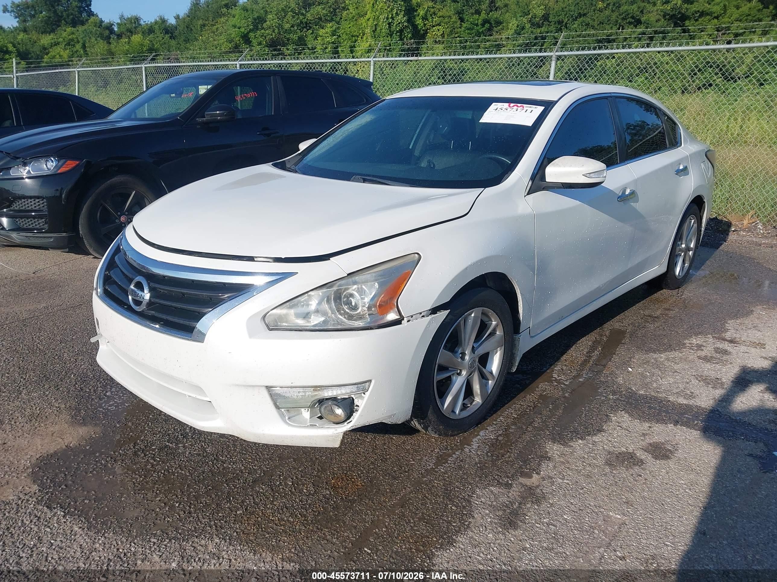 2014 Nissan Altima 2.5 Sl White vin: 1N4AL3AP3EC183110