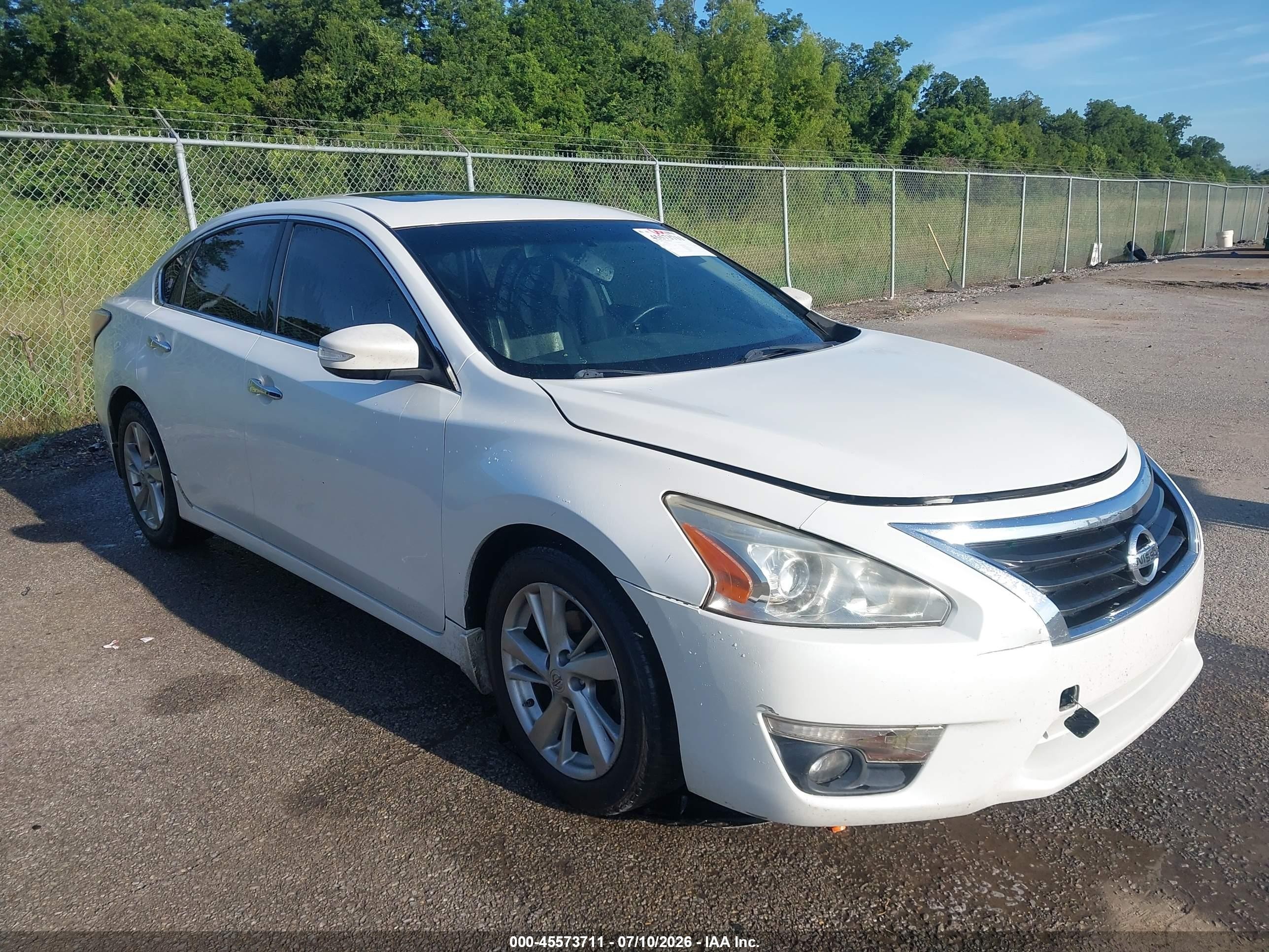 2014 Nissan Altima 2.5 Sl White vin: 1N4AL3AP3EC183110