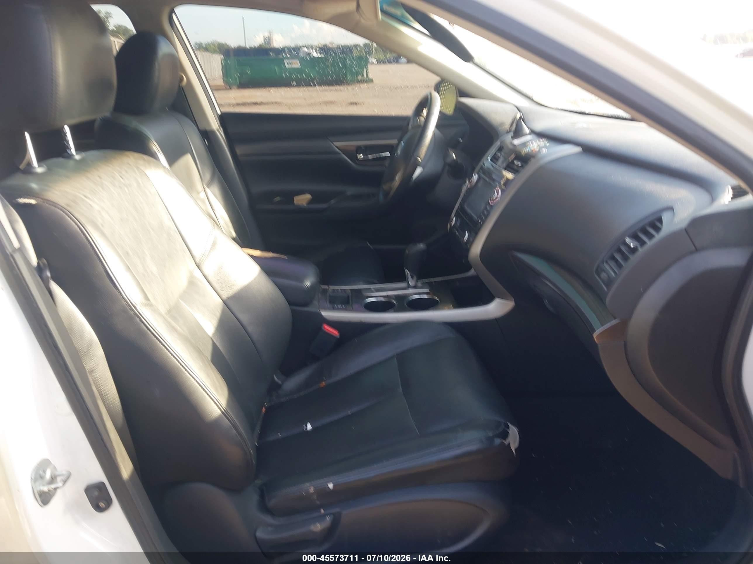 2014 Nissan Altima 2.5 Sl White vin: 1N4AL3AP3EC183110