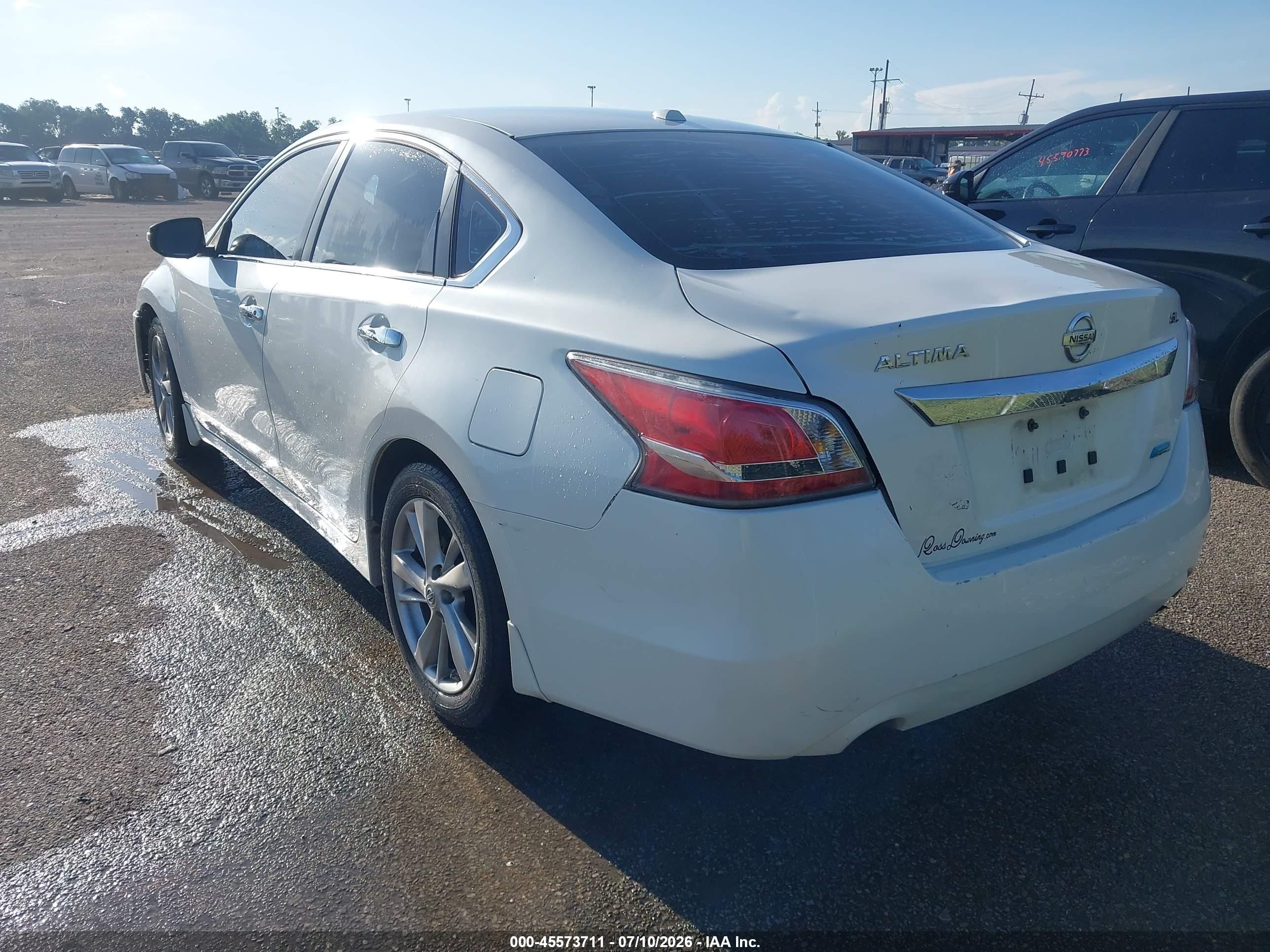 2014 Nissan Altima 2.5 Sl White vin: 1N4AL3AP3EC183110