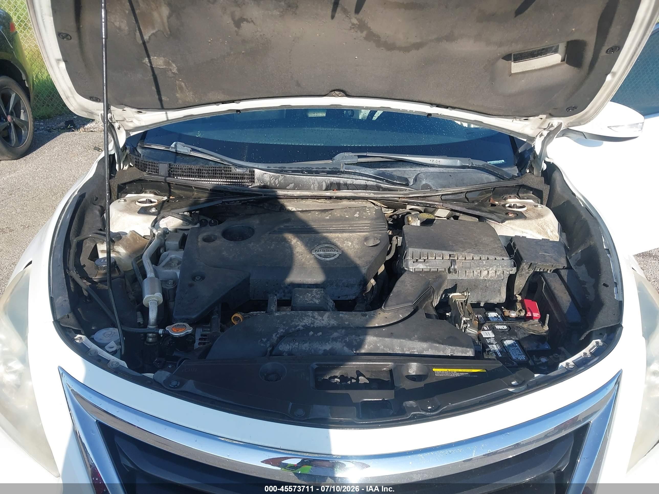 2014 Nissan Altima 2.5 Sl White vin: 1N4AL3AP3EC183110