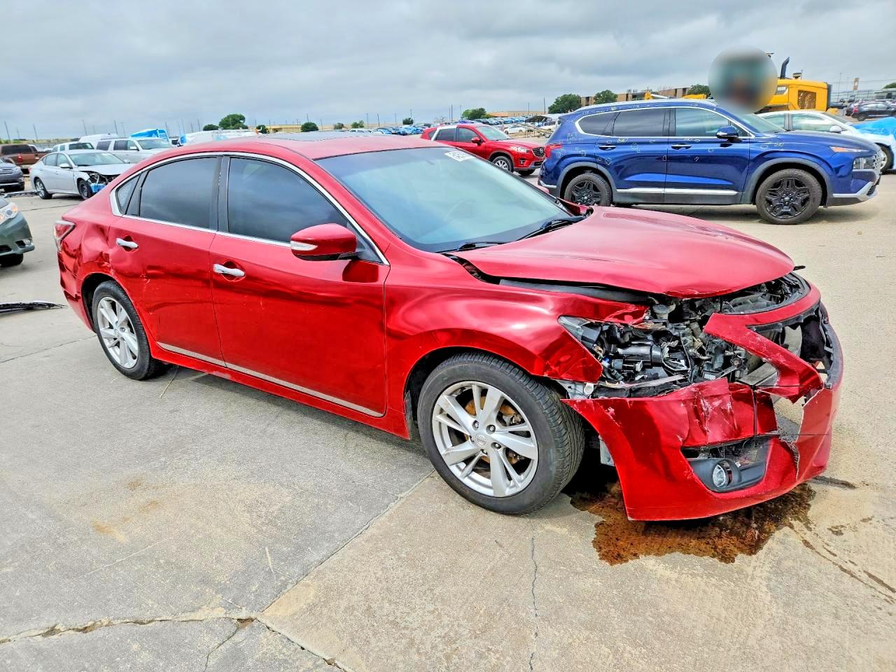 2014 Nissan Altima 2.5 Sv Red vin: 1N4AL3AP3EC188338
