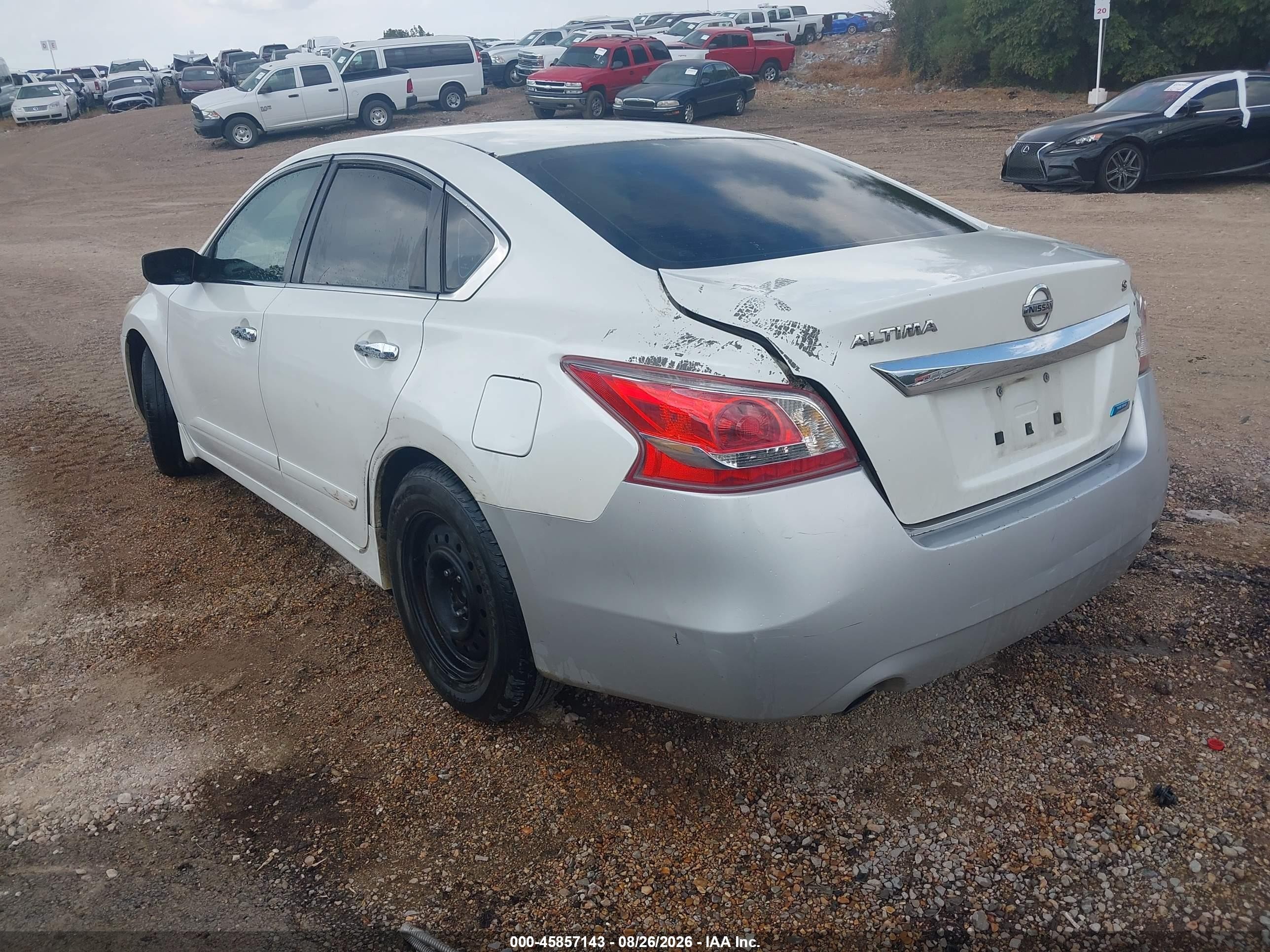 2014 Nissan Altima 2.5 S White vin: 1N4AL3AP3EC194723