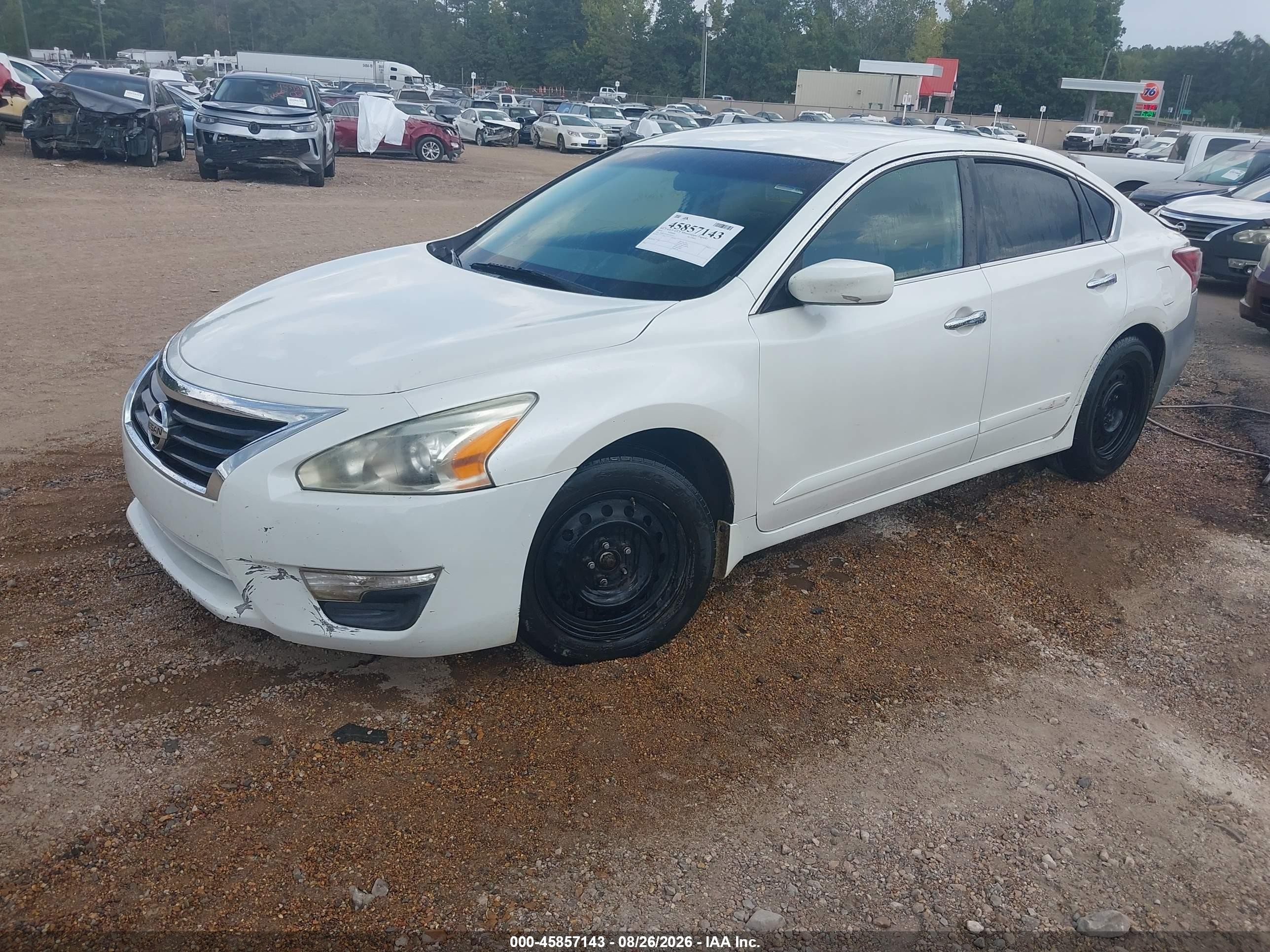 2014 Nissan Altima 2.5 S White vin: 1N4AL3AP3EC194723