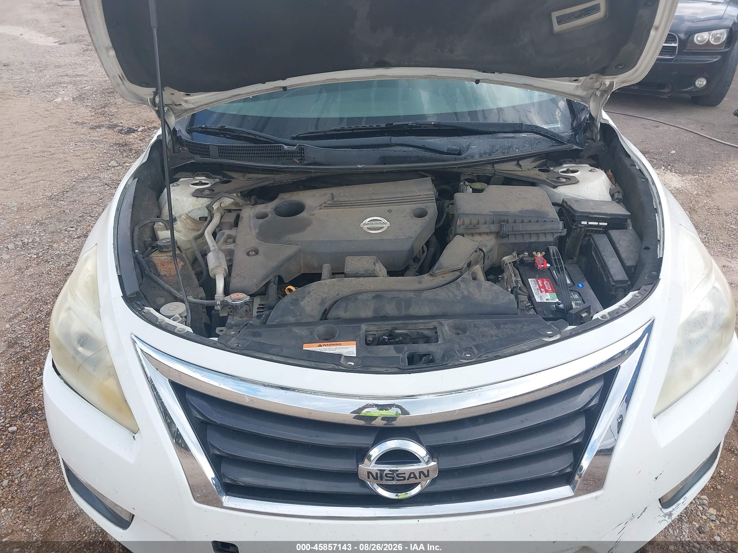2014 Nissan Altima 2.5 S White vin: 1N4AL3AP3EC194723