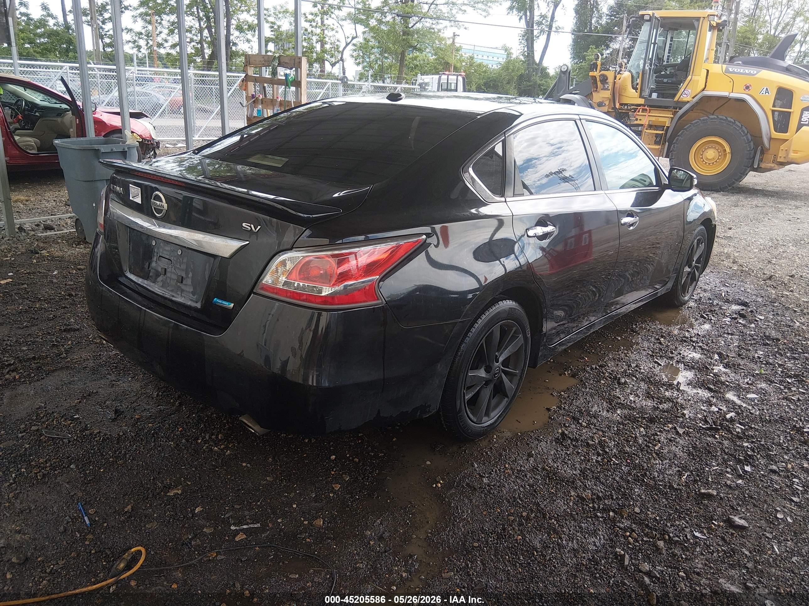 2014 Nissan Altima 2.5 Sv Black vin: 1N4AL3AP3EC265130