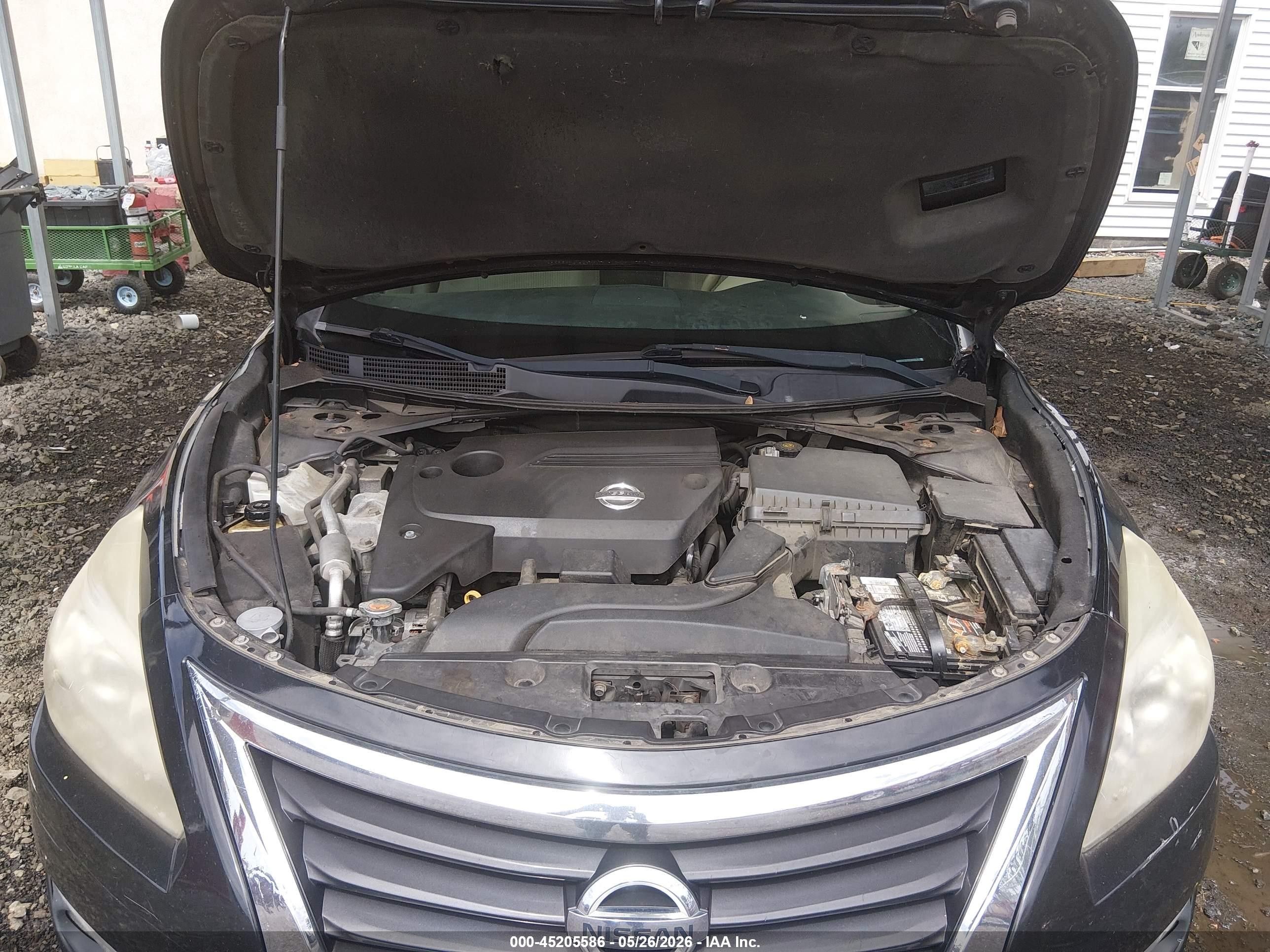 2014 Nissan Altima 2.5 Sv Black vin: 1N4AL3AP3EC265130