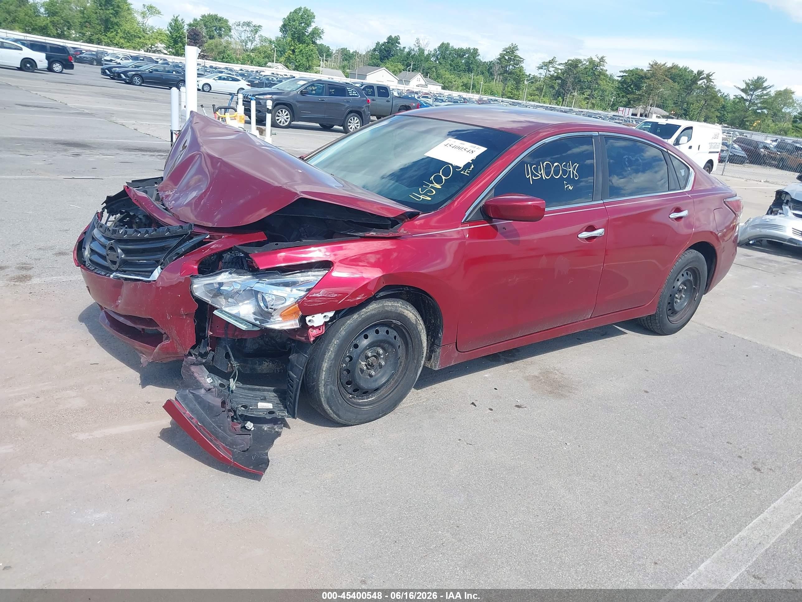 2014 Nissan Altima 2.5/2.5 S/2.5 Sl/2.5 Sv Red vin: 1N4AL3AP3EC283174