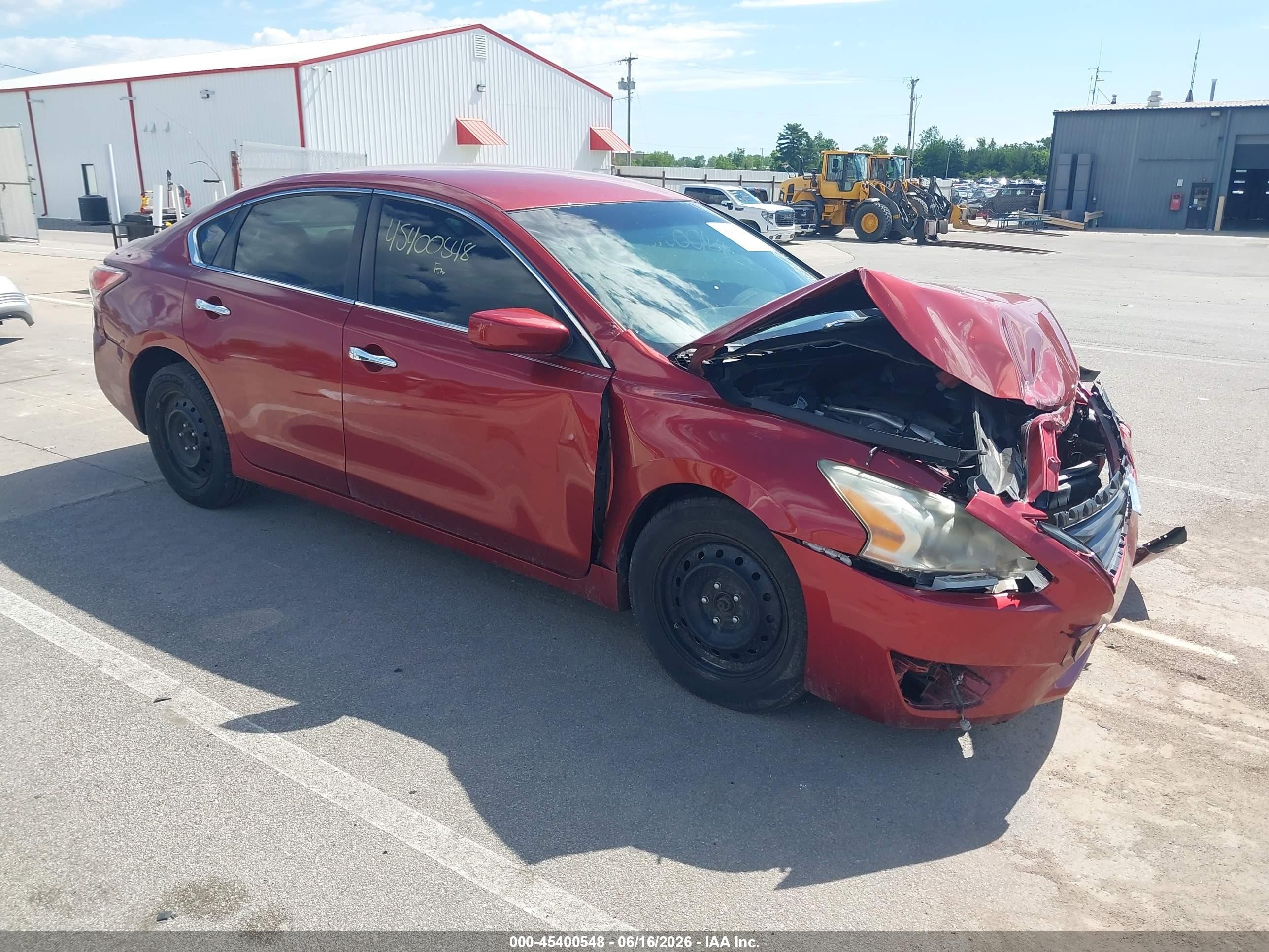 2014 Nissan Altima 2.5/2.5 S/2.5 Sl/2.5 Sv Red vin: 1N4AL3AP3EC283174