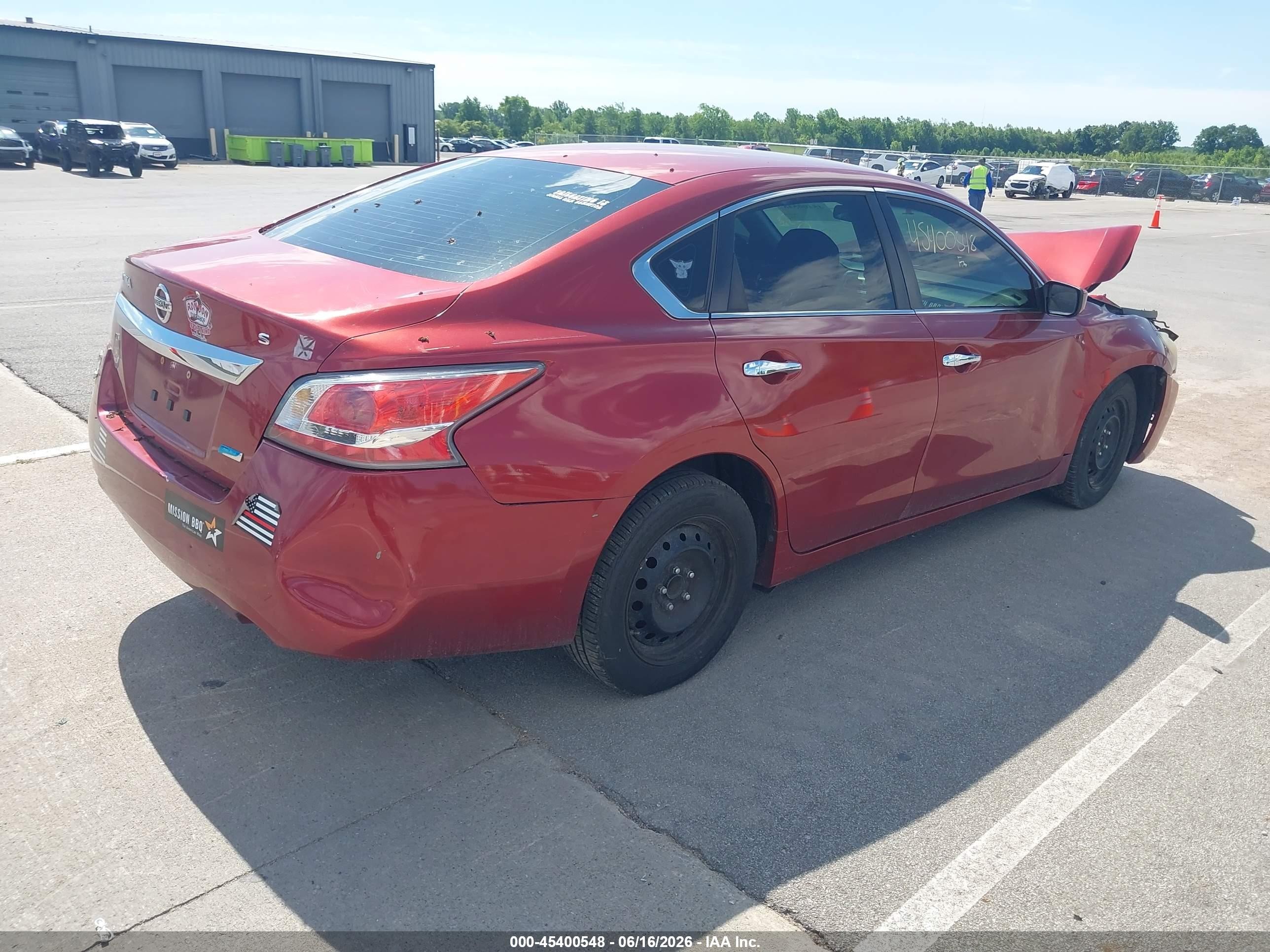 2014 Nissan Altima 2.5/2.5 S/2.5 Sl/2.5 Sv Red vin: 1N4AL3AP3EC283174