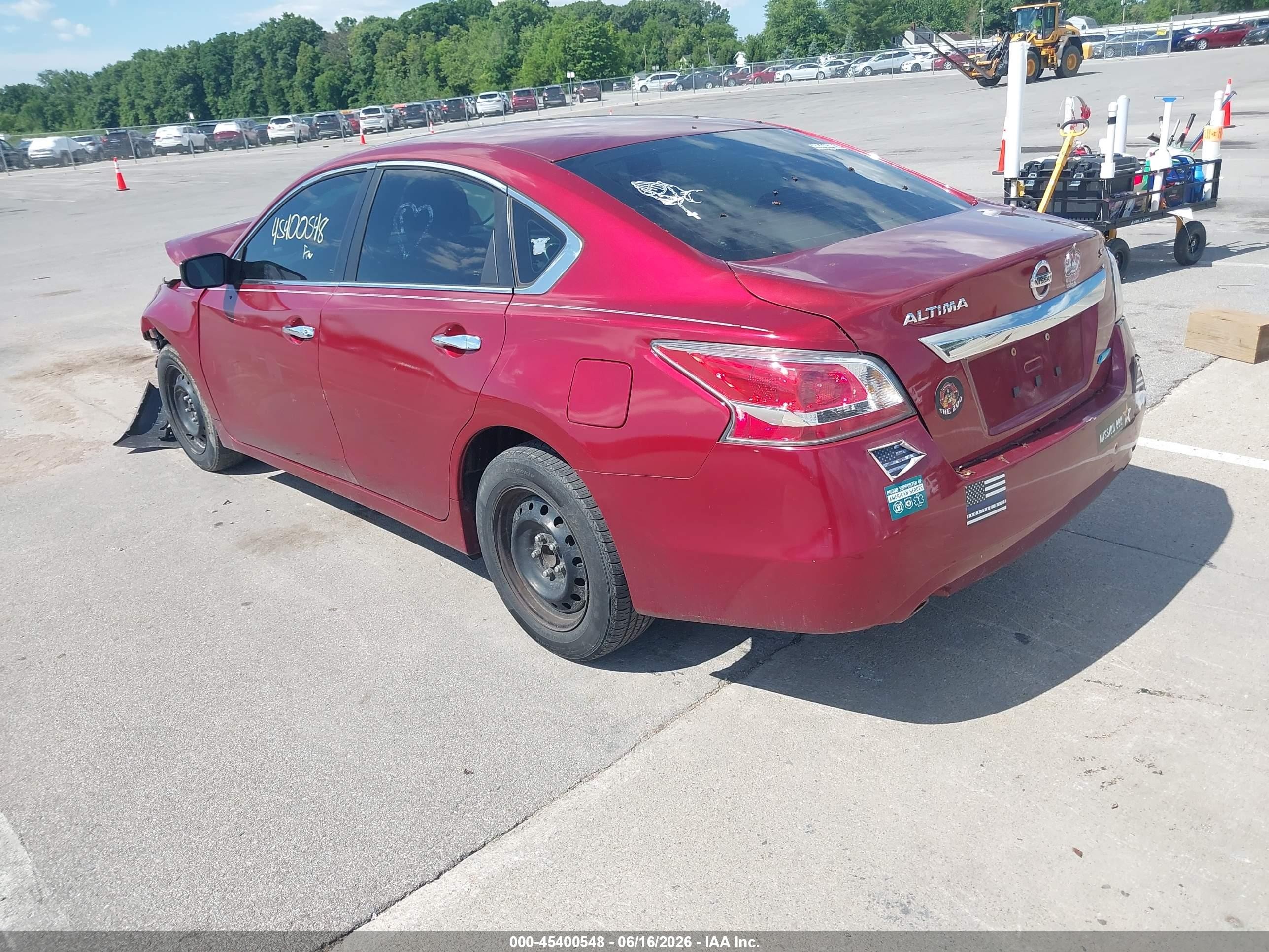 2014 Nissan Altima 2.5/2.5 S/2.5 Sl/2.5 Sv Red vin: 1N4AL3AP3EC283174