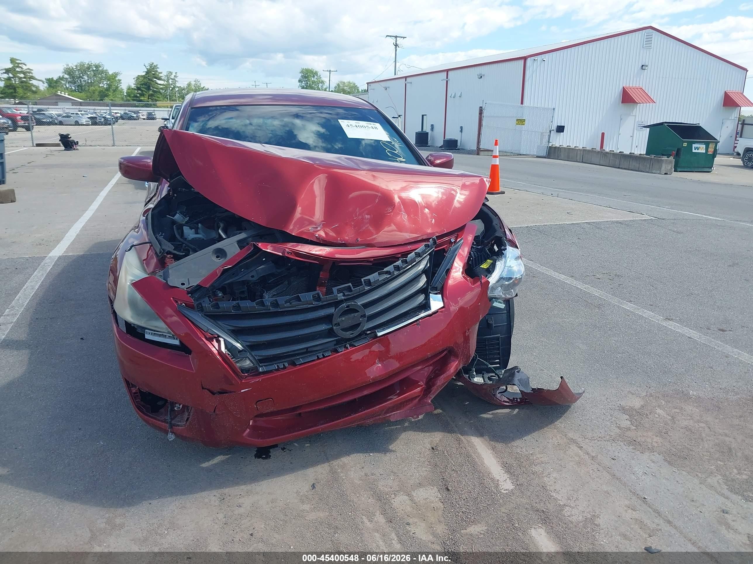 2014 Nissan Altima 2.5/2.5 S/2.5 Sl/2.5 Sv Red vin: 1N4AL3AP3EC283174