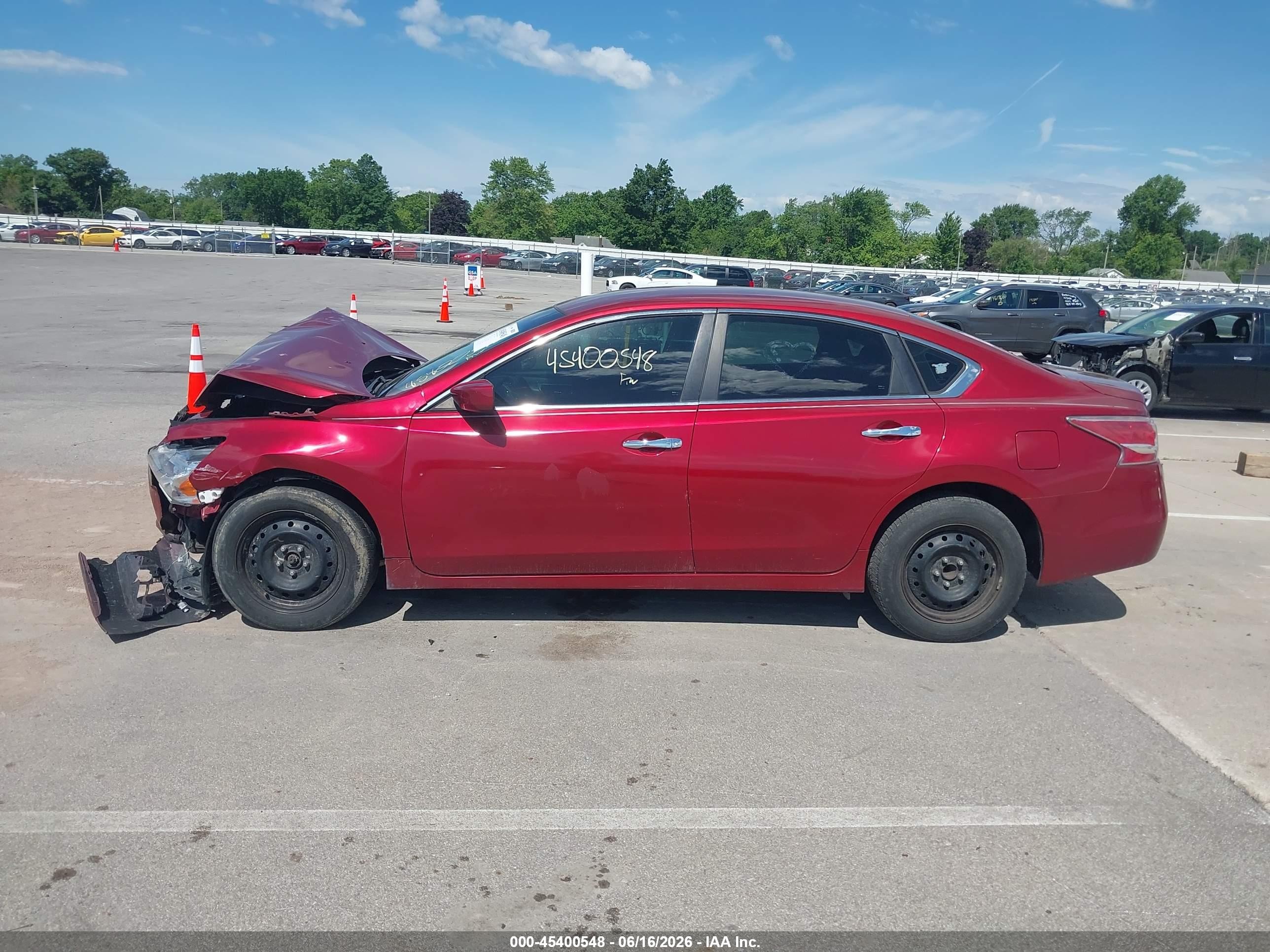 2014 Nissan Altima 2.5/2.5 S/2.5 Sl/2.5 Sv Red vin: 1N4AL3AP3EC283174