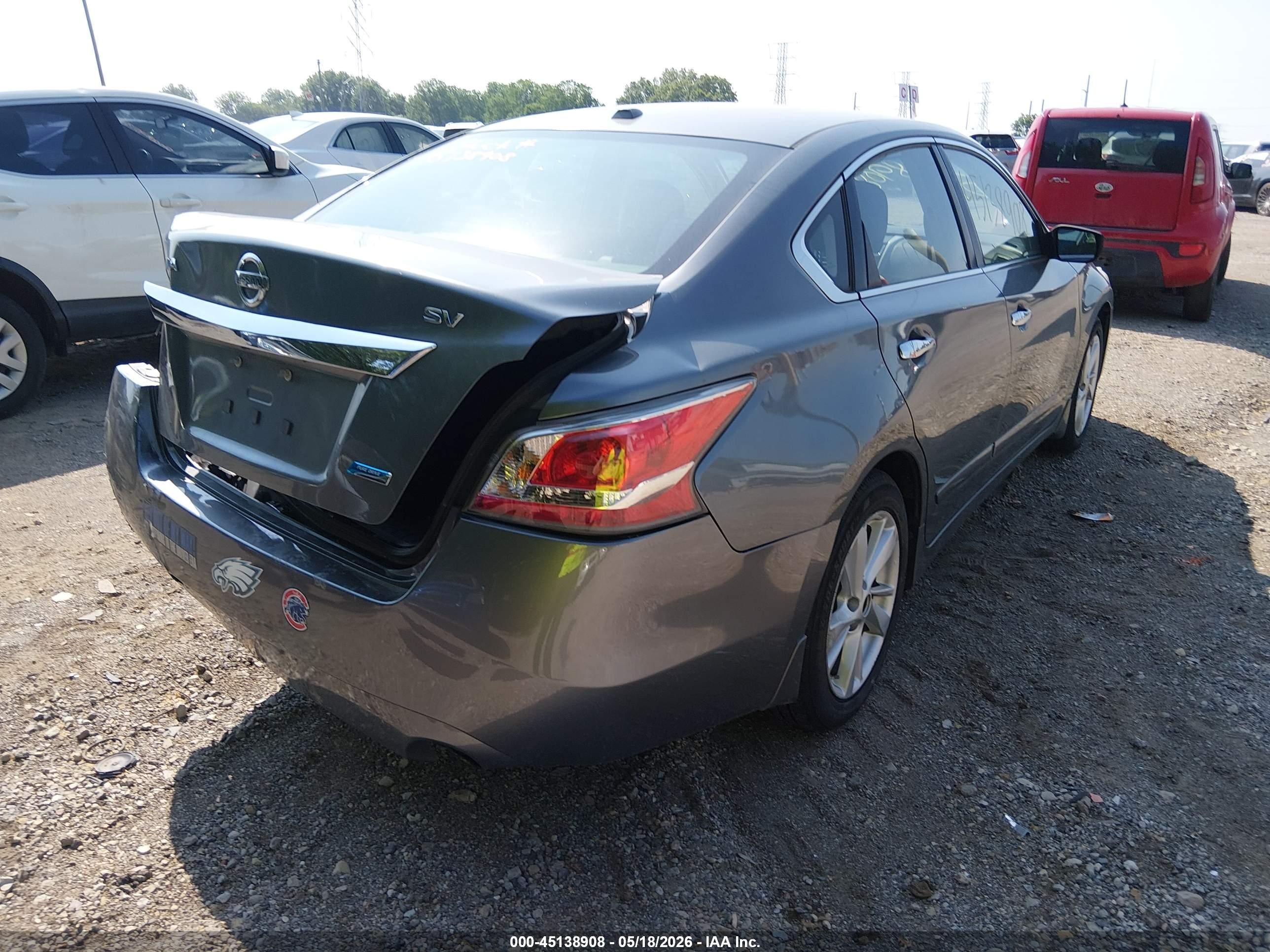 2014 Nissan Altima 2.5 Sv Gray vin: 1N4AL3AP3EC288407