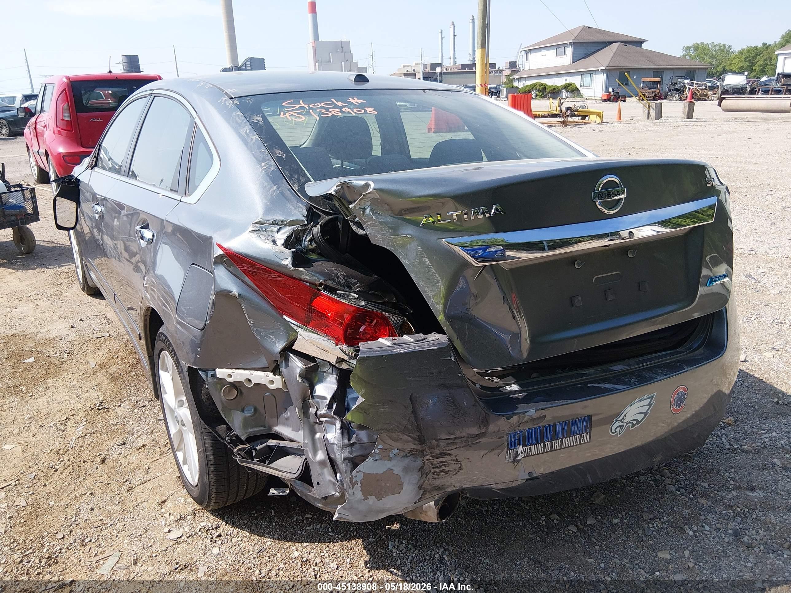 2014 Nissan Altima 2.5 Sv Gray vin: 1N4AL3AP3EC288407