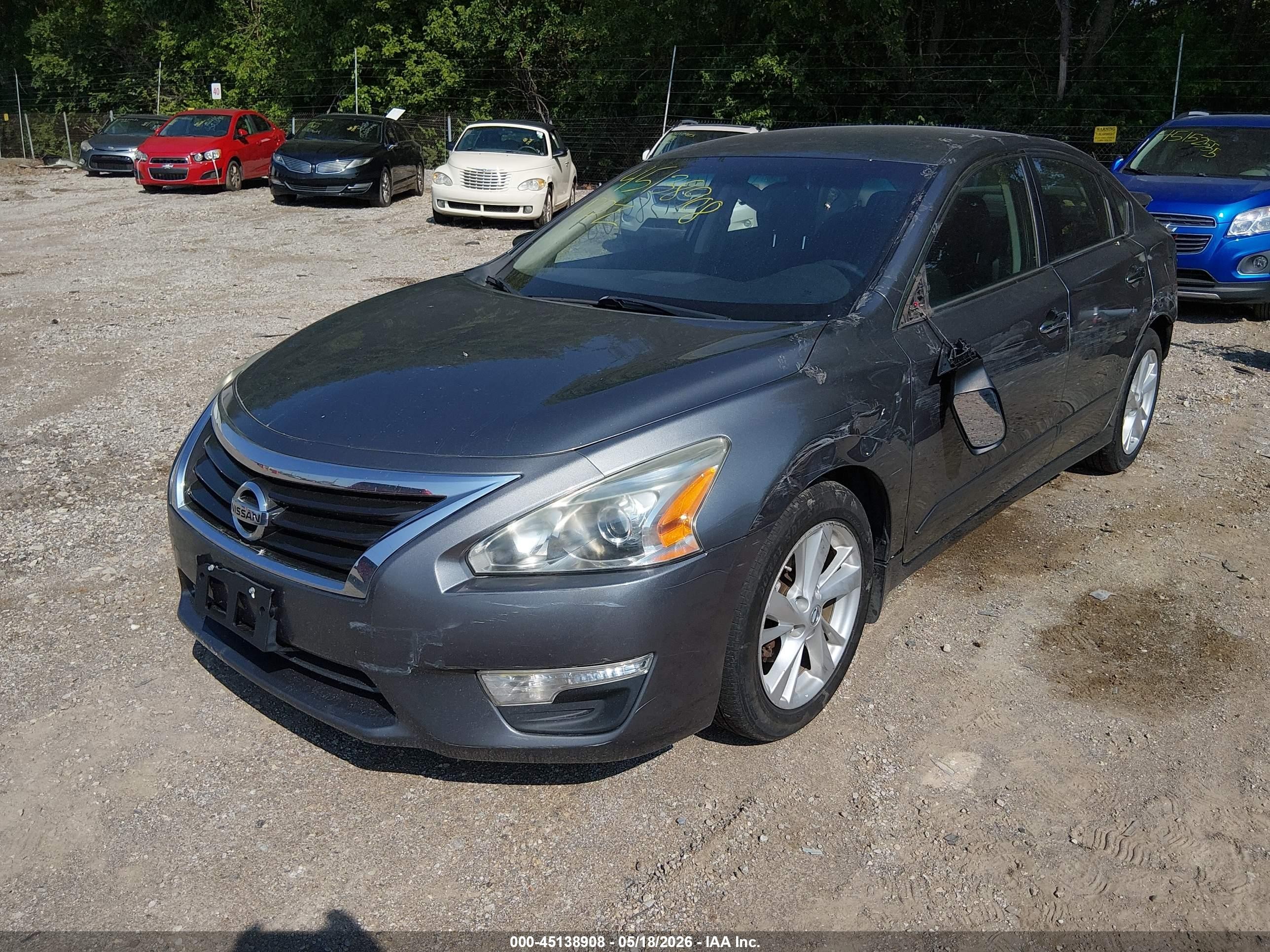 2014 Nissan Altima 2.5 Sv Gray vin: 1N4AL3AP3EC288407