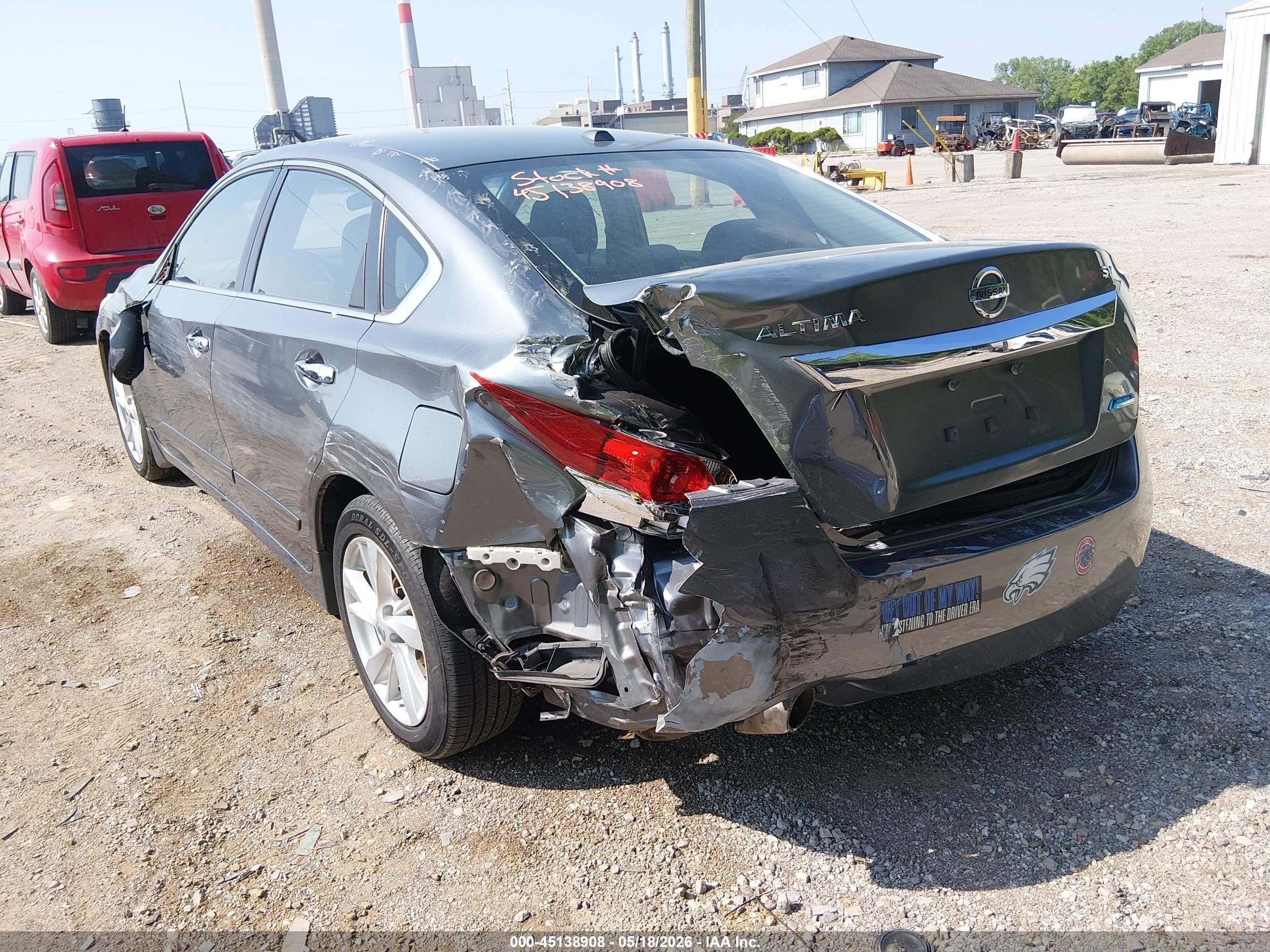 2014 Nissan Altima 2.5 Sv Gray vin: 1N4AL3AP3EC288407