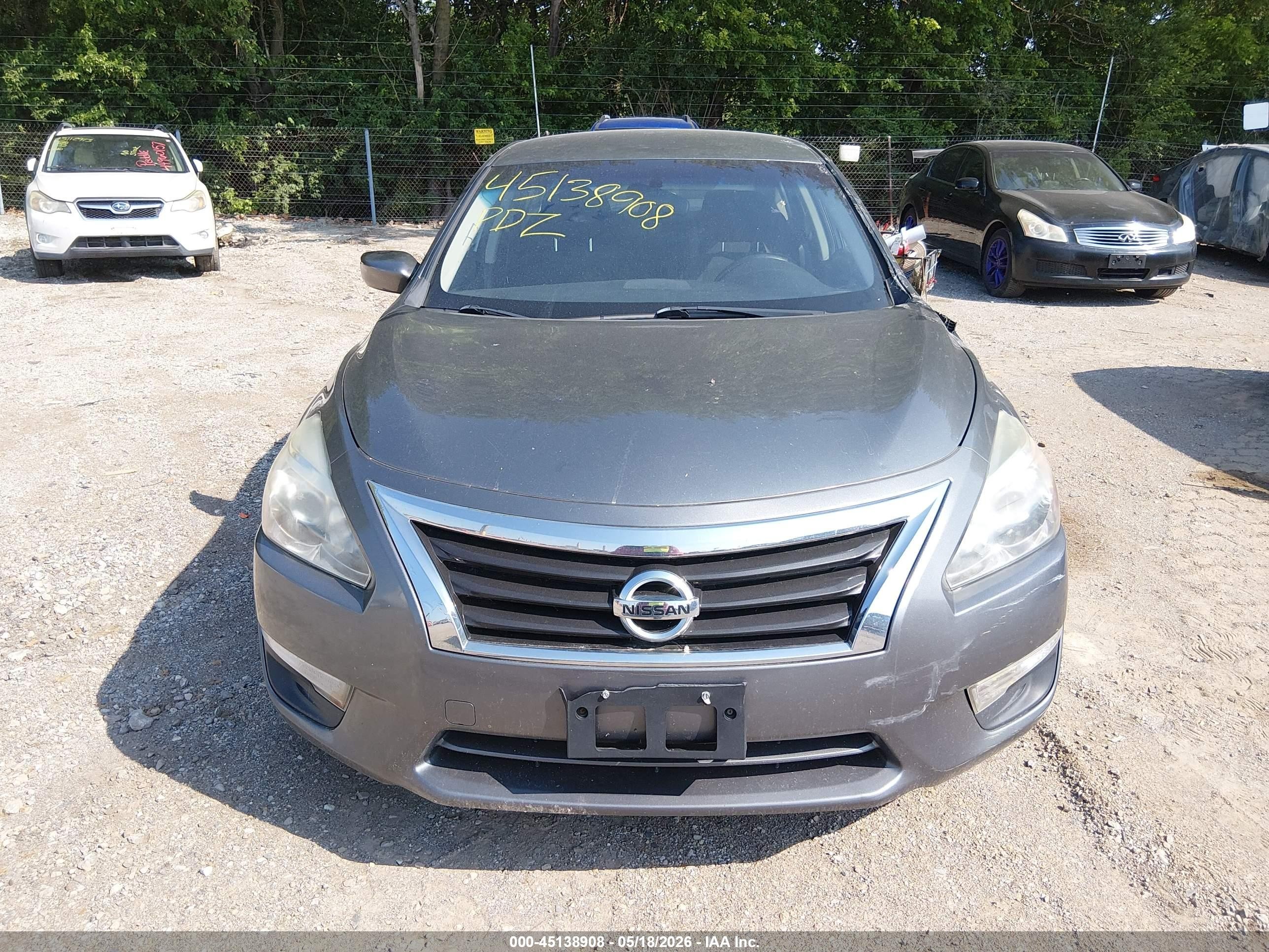2014 Nissan Altima 2.5 Sv Gray vin: 1N4AL3AP3EC288407