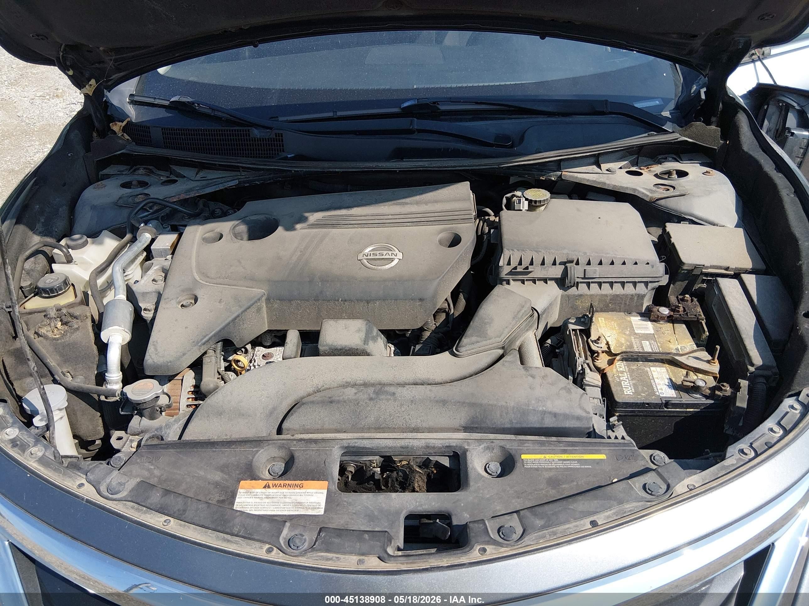 2014 Nissan Altima 2.5 Sv Gray vin: 1N4AL3AP3EC288407