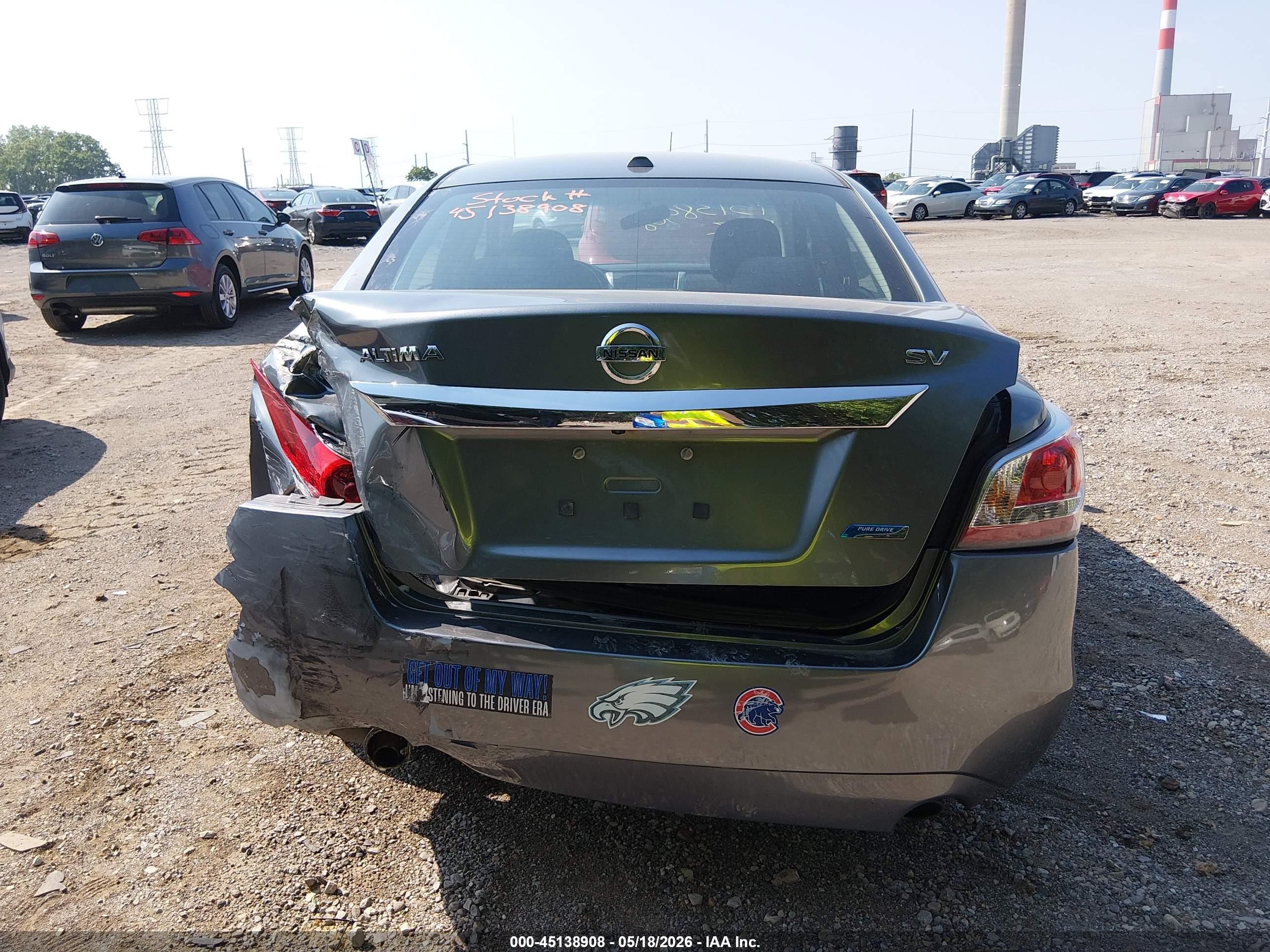 2014 Nissan Altima 2.5 Sv Gray vin: 1N4AL3AP3EC288407