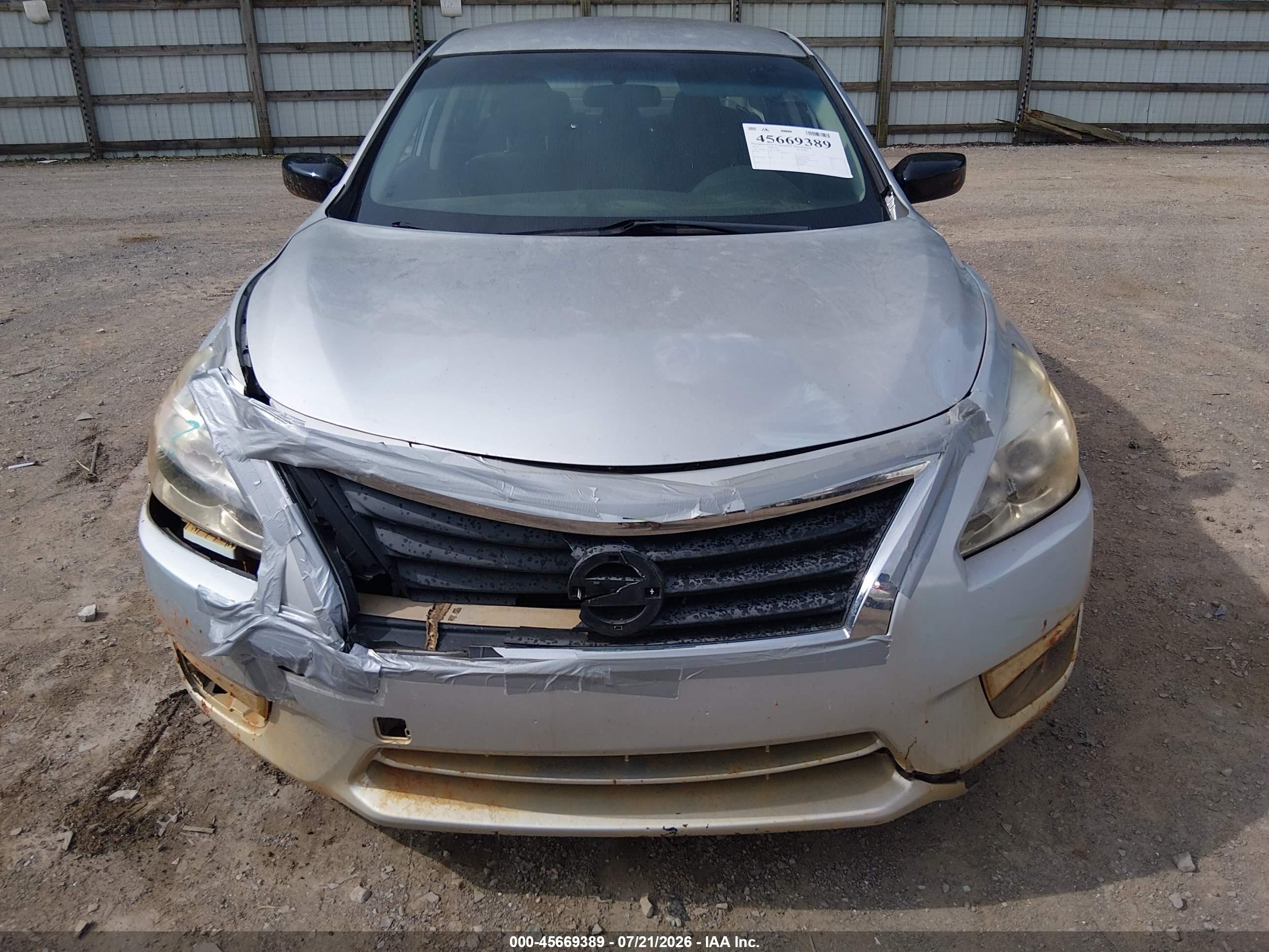 2014 Nissan Altima 2.5 S Silver vin: 1N4AL3AP3EC297088