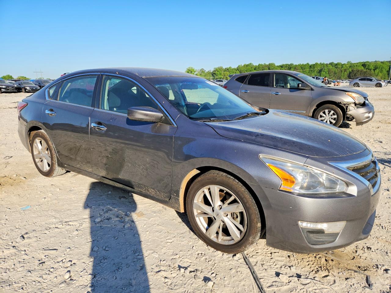 2014 Nissan Altima 2.5 Sv Gray vin: 1N4AL3AP3EC299388