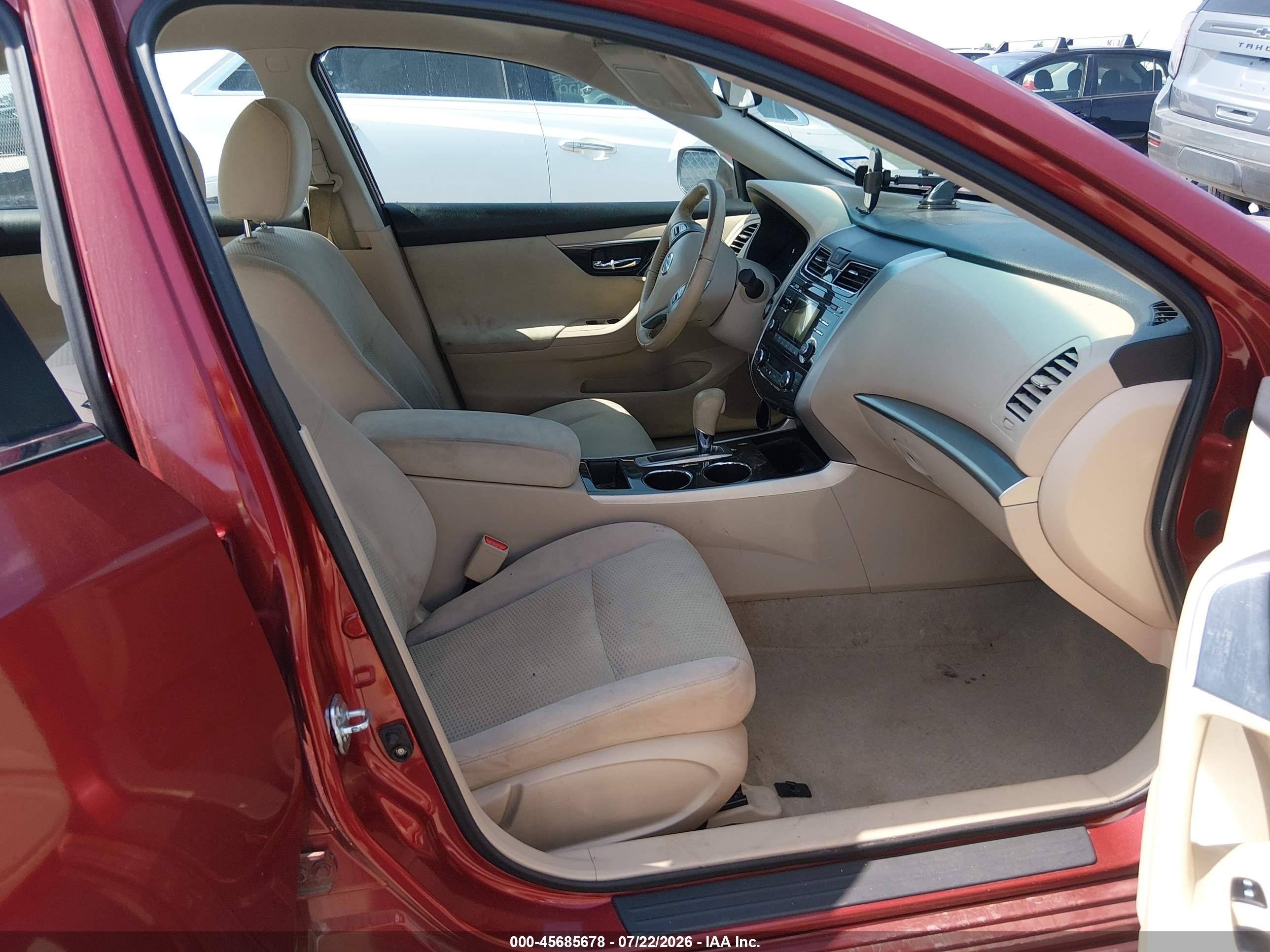 2014 Nissan Altima 2.5 Sv Red vin: 1N4AL3AP3EC299682