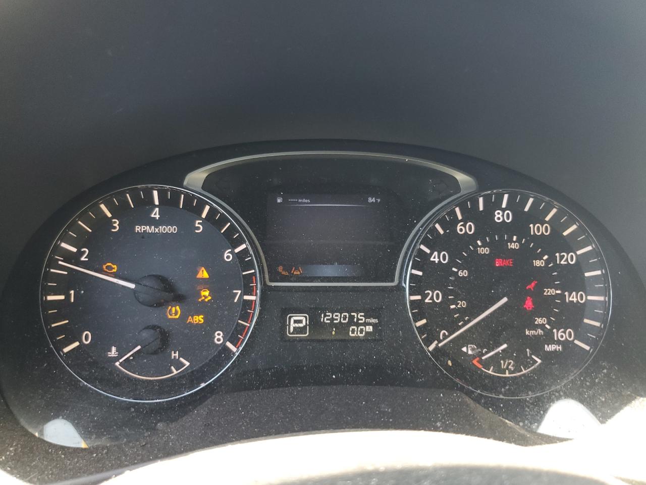 2014 Nissan Altima 2.5 Sl Black vin: 1N4AL3AP3EC316142 Damage: Warning Light - Engine, On, Unacceptable
