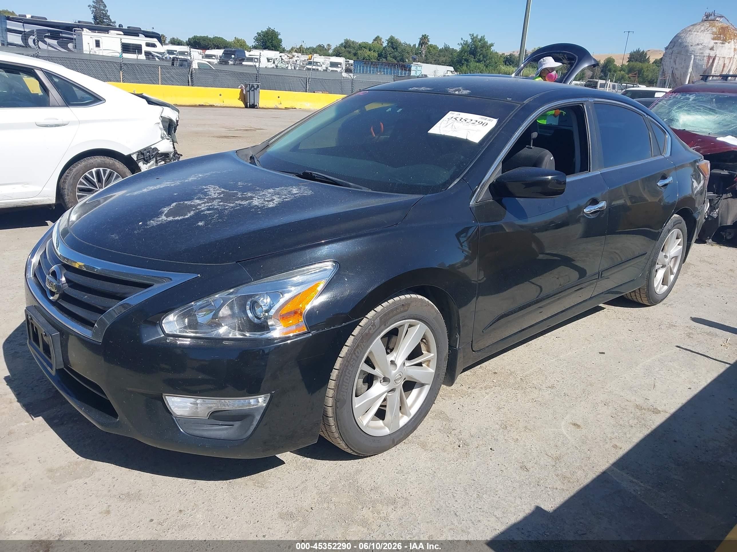 2014 Nissan Altima 2.5 Sv Black vin: 1N4AL3AP3EC317369