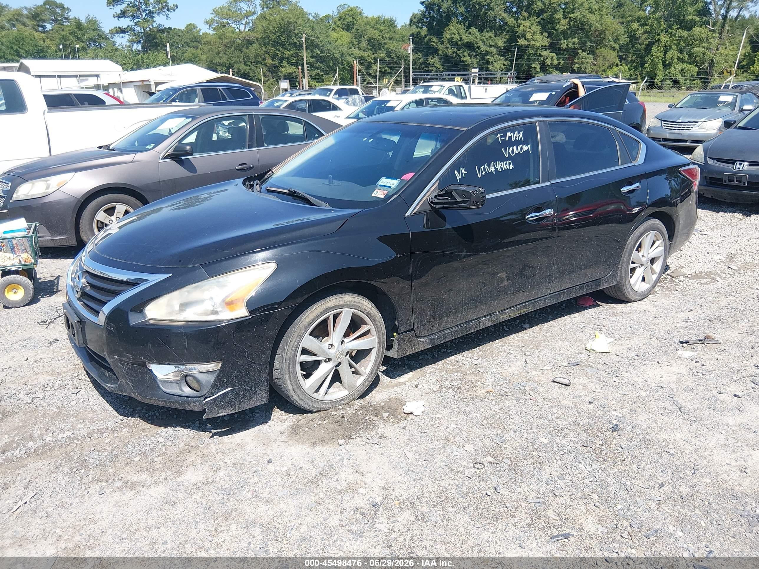 2014 Nissan Altima 2.5 Sl Black vin: 1N4AL3AP3EC419612