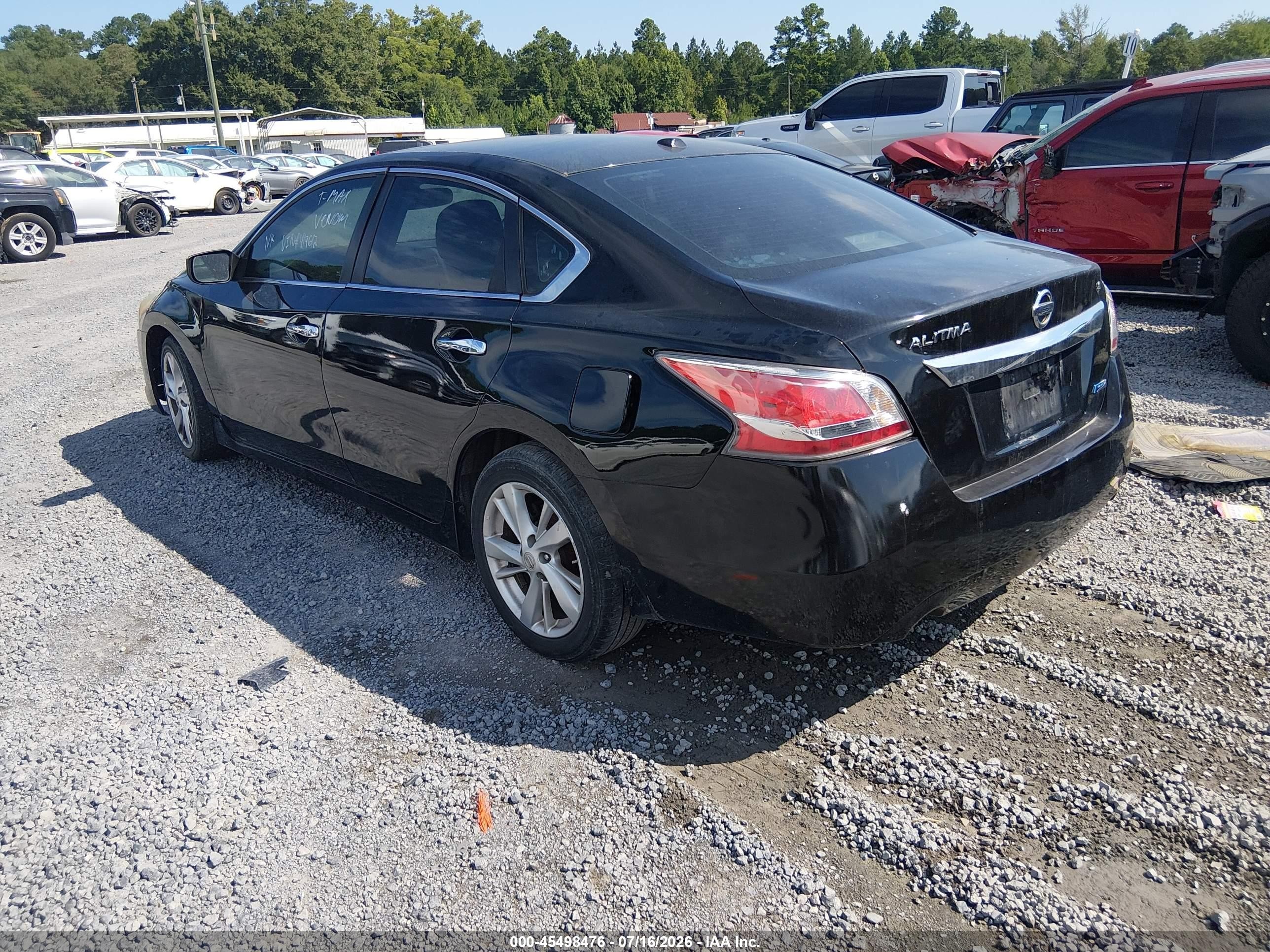 2014 Nissan Altima 2.5 Sl Black vin: 1N4AL3AP3EC419612