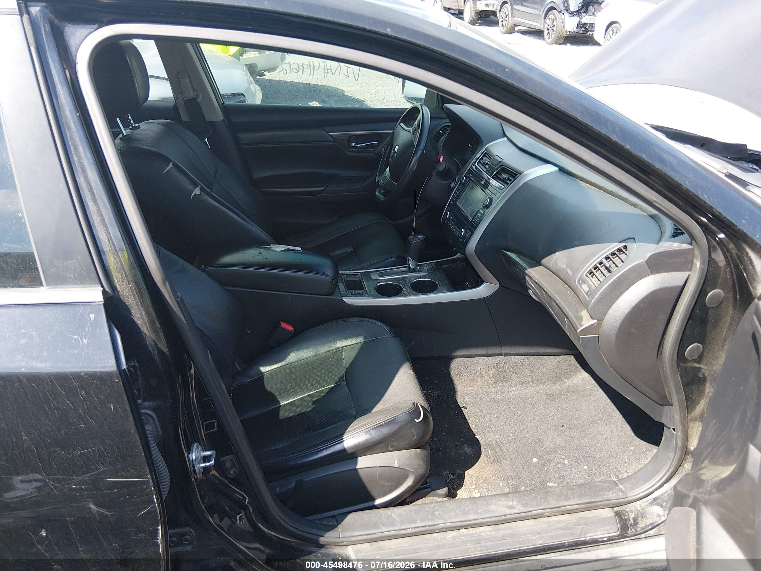 2014 Nissan Altima 2.5 Sl Black vin: 1N4AL3AP3EC419612