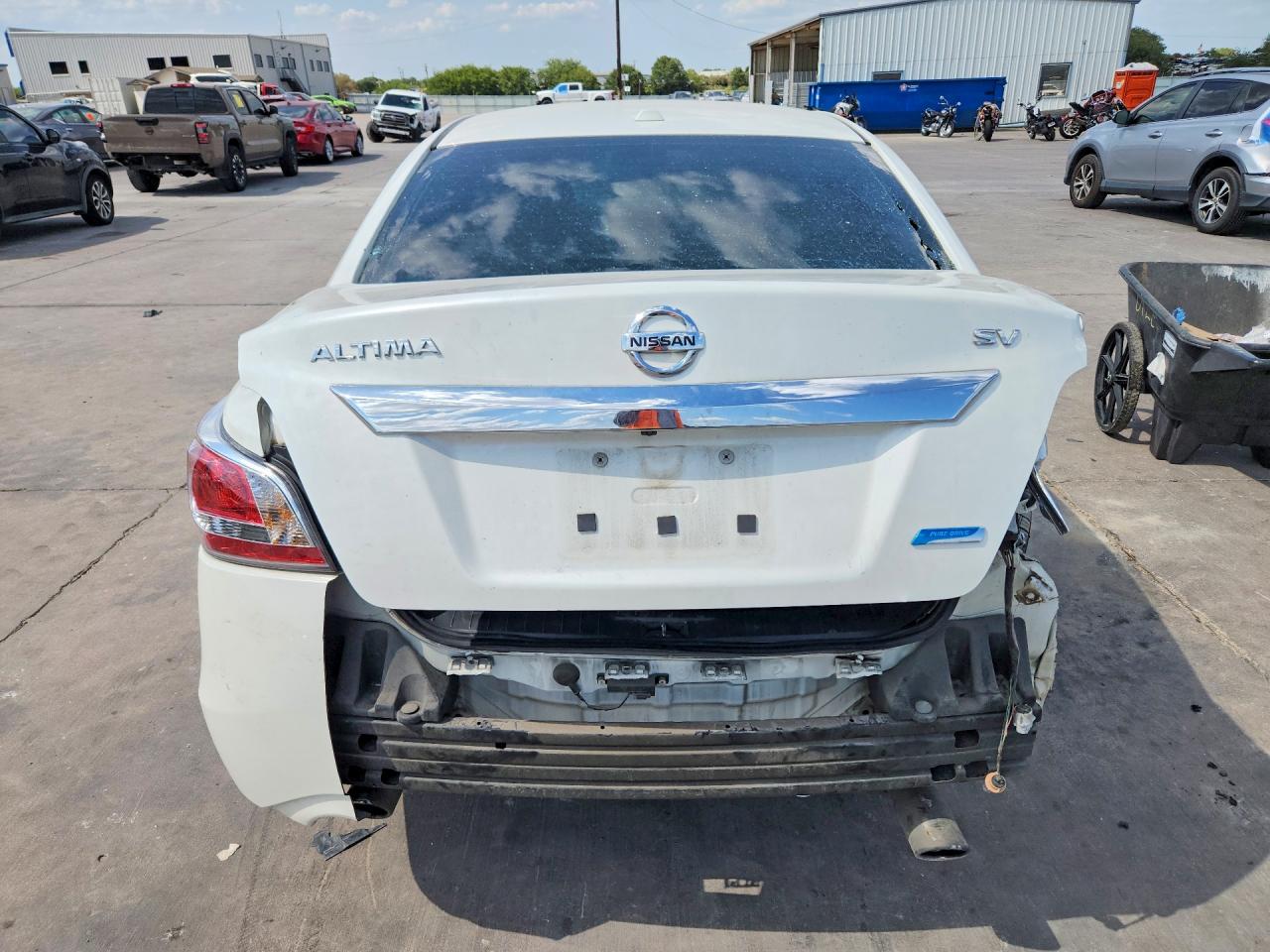 2014 Nissan Altima 2.5 Sv White vin: 1N4AL3AP3EC422493