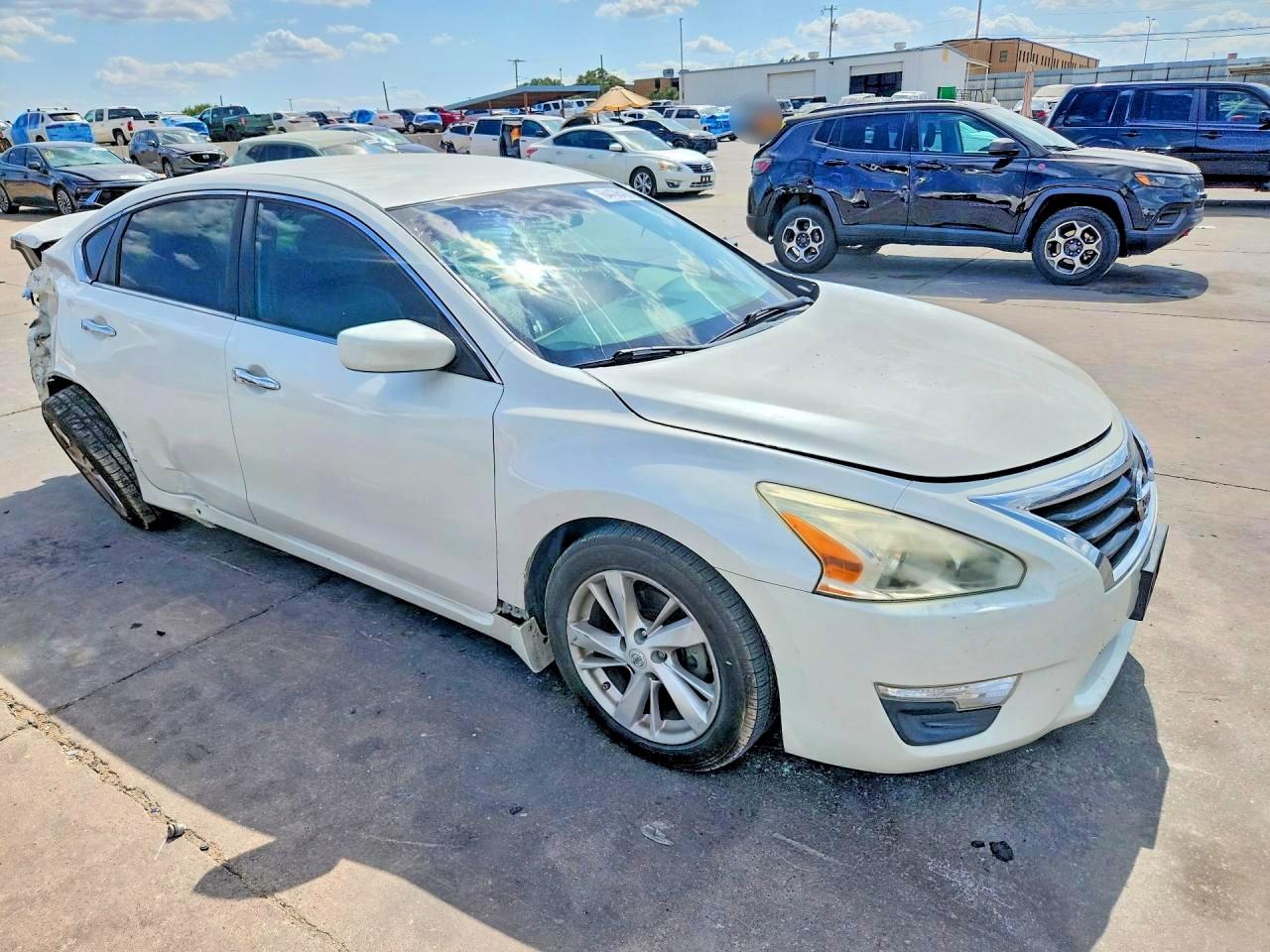2014 Nissan Altima 2.5 Sv White vin: 1N4AL3AP3EC422493