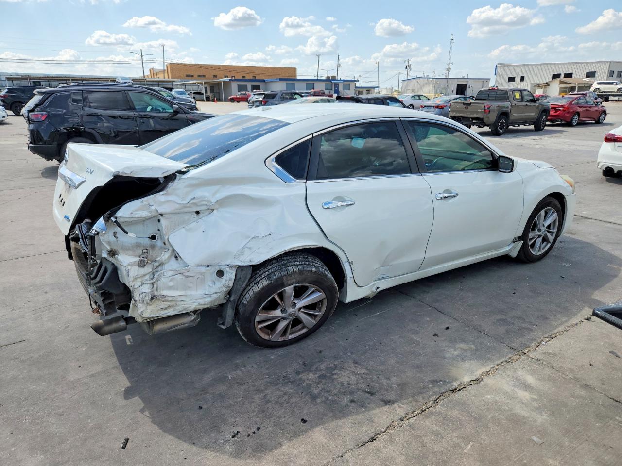 2014 Nissan Altima 2.5 Sv White vin: 1N4AL3AP3EC422493
