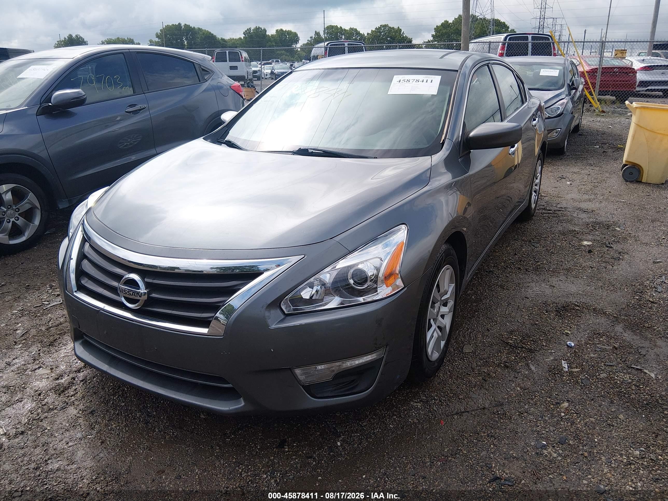2014 Nissan Altima 2.5/2.5 S/2.5 Sl/2.5 Sv Gray vin: 1N4AL3AP3EC424096