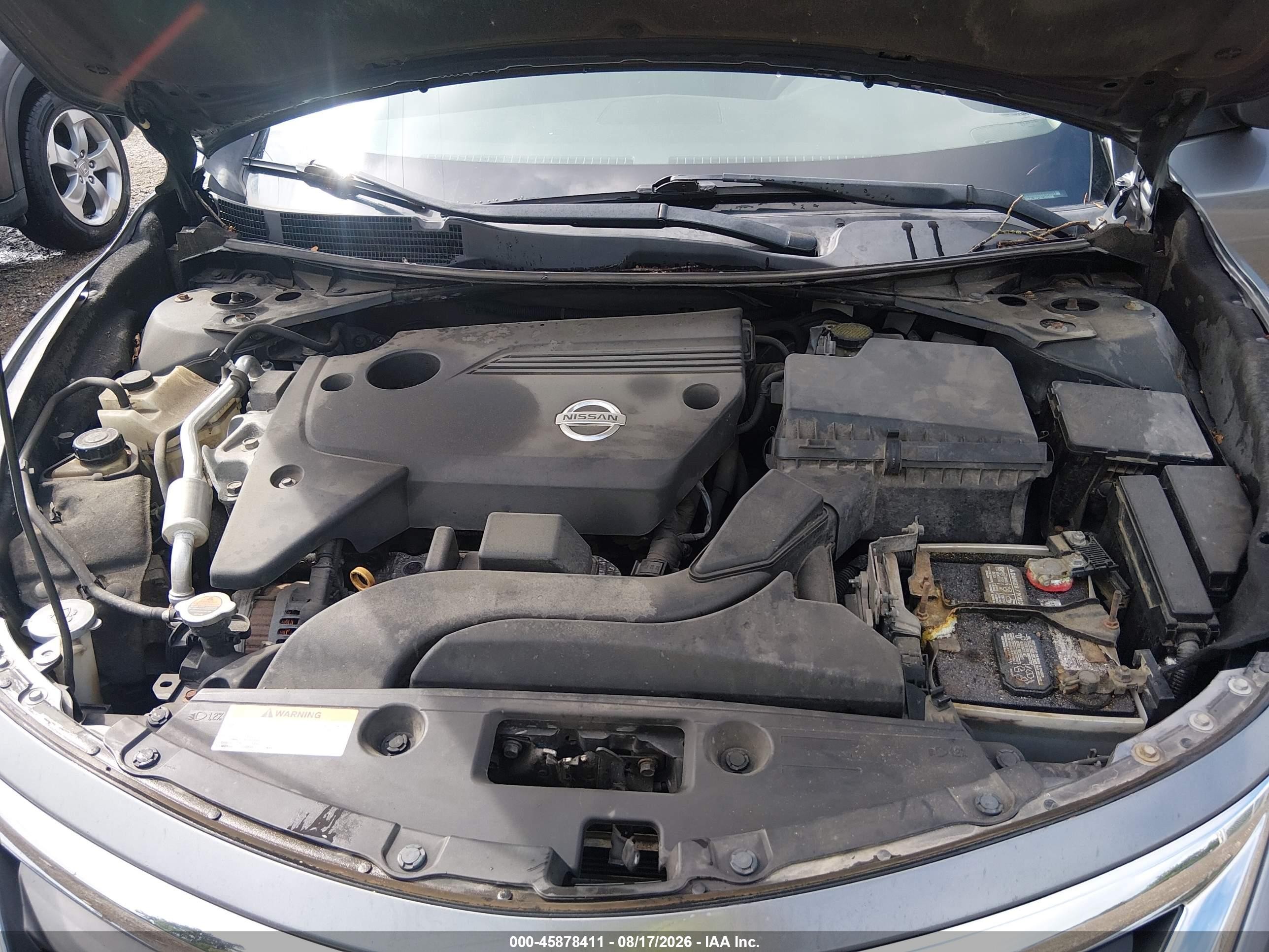 2014 Nissan Altima 2.5/2.5 S/2.5 Sl/2.5 Sv Gray vin: 1N4AL3AP3EC424096