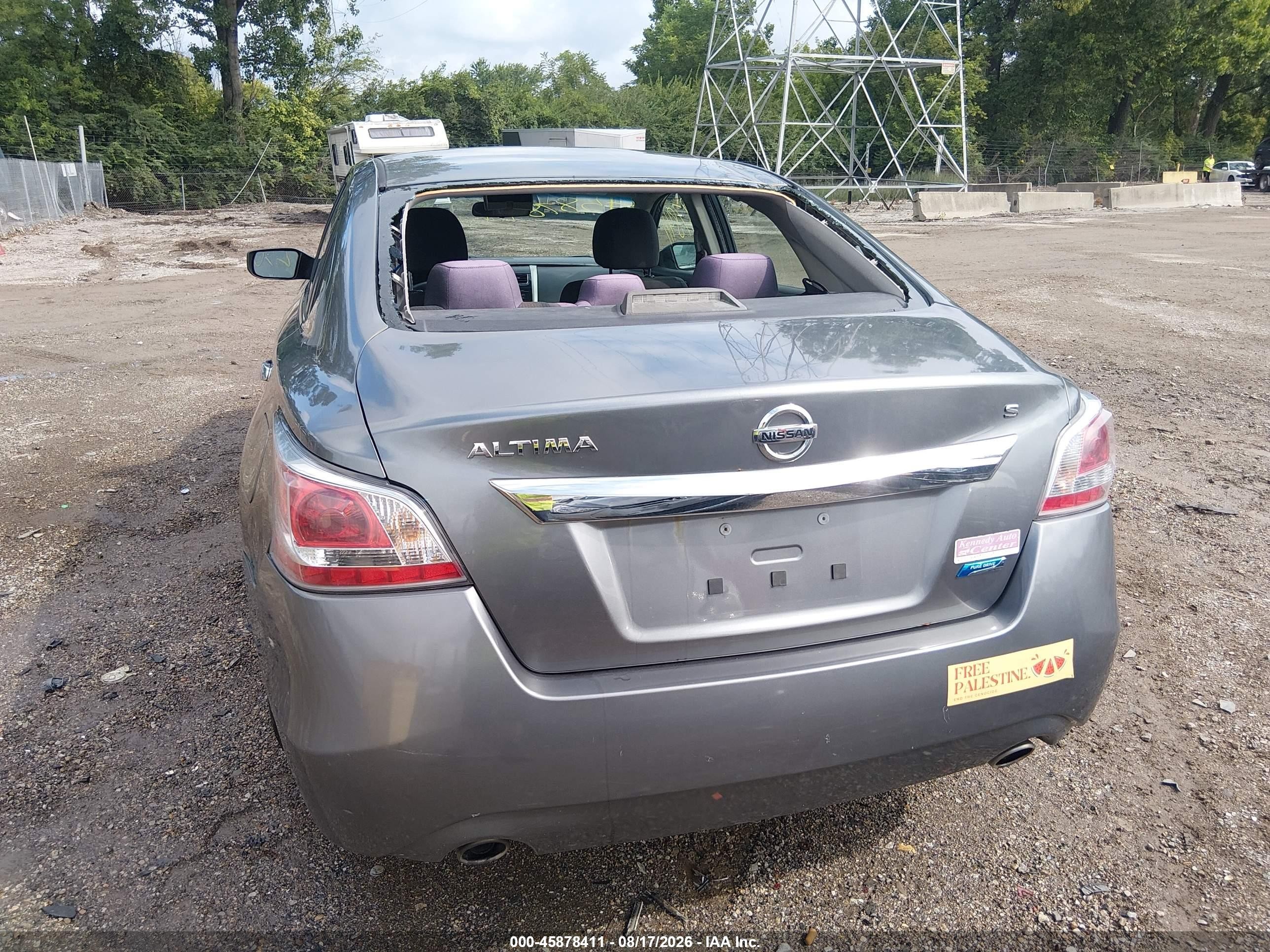 2014 Nissan Altima 2.5/2.5 S/2.5 Sl/2.5 Sv Gray vin: 1N4AL3AP3EC424096