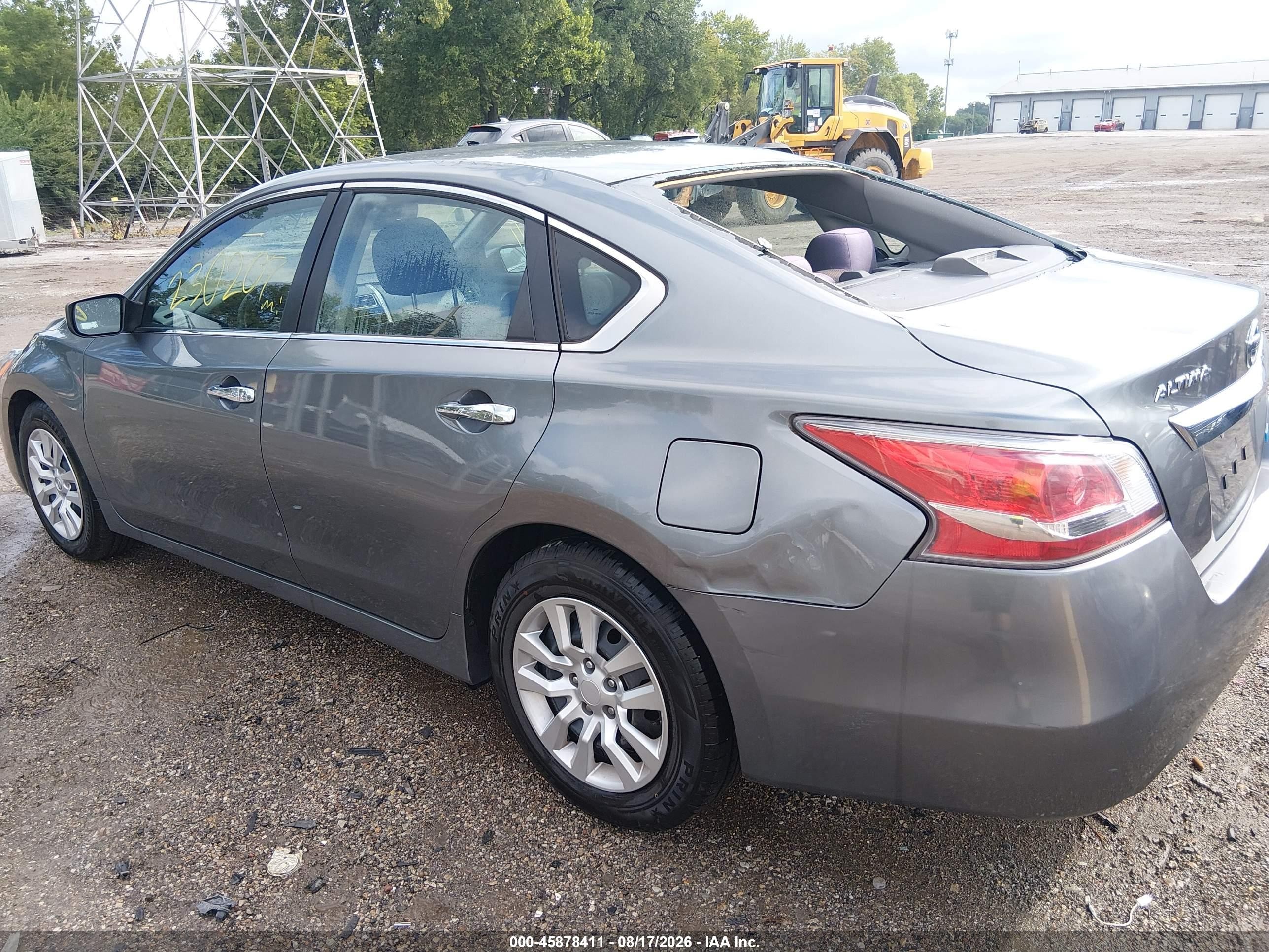 2014 Nissan Altima 2.5/2.5 S/2.5 Sl/2.5 Sv Gray vin: 1N4AL3AP3EC424096