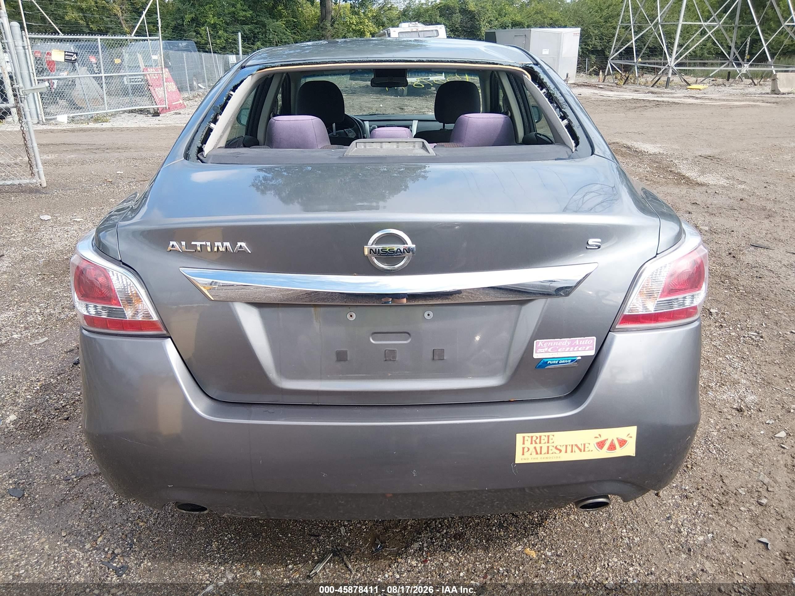 2014 Nissan Altima 2.5/2.5 S/2.5 Sl/2.5 Sv Gray vin: 1N4AL3AP3EC424096