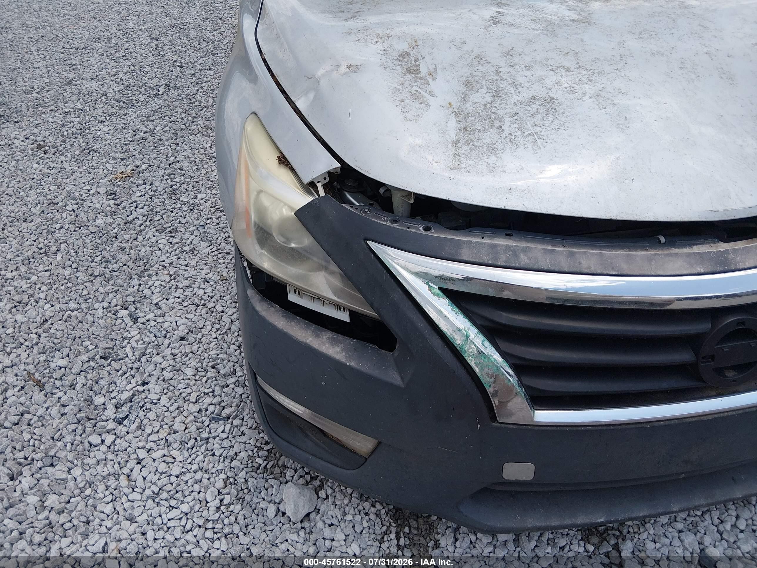 2014 Nissan Altima 2.5 S Silver vin: 1N4AL3AP3EN220838