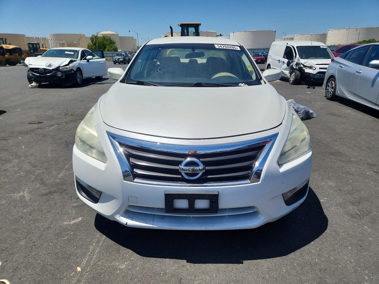 2014 Nissan Altima 2.5 Sv White vin: 1N4AL3AP3EN230754