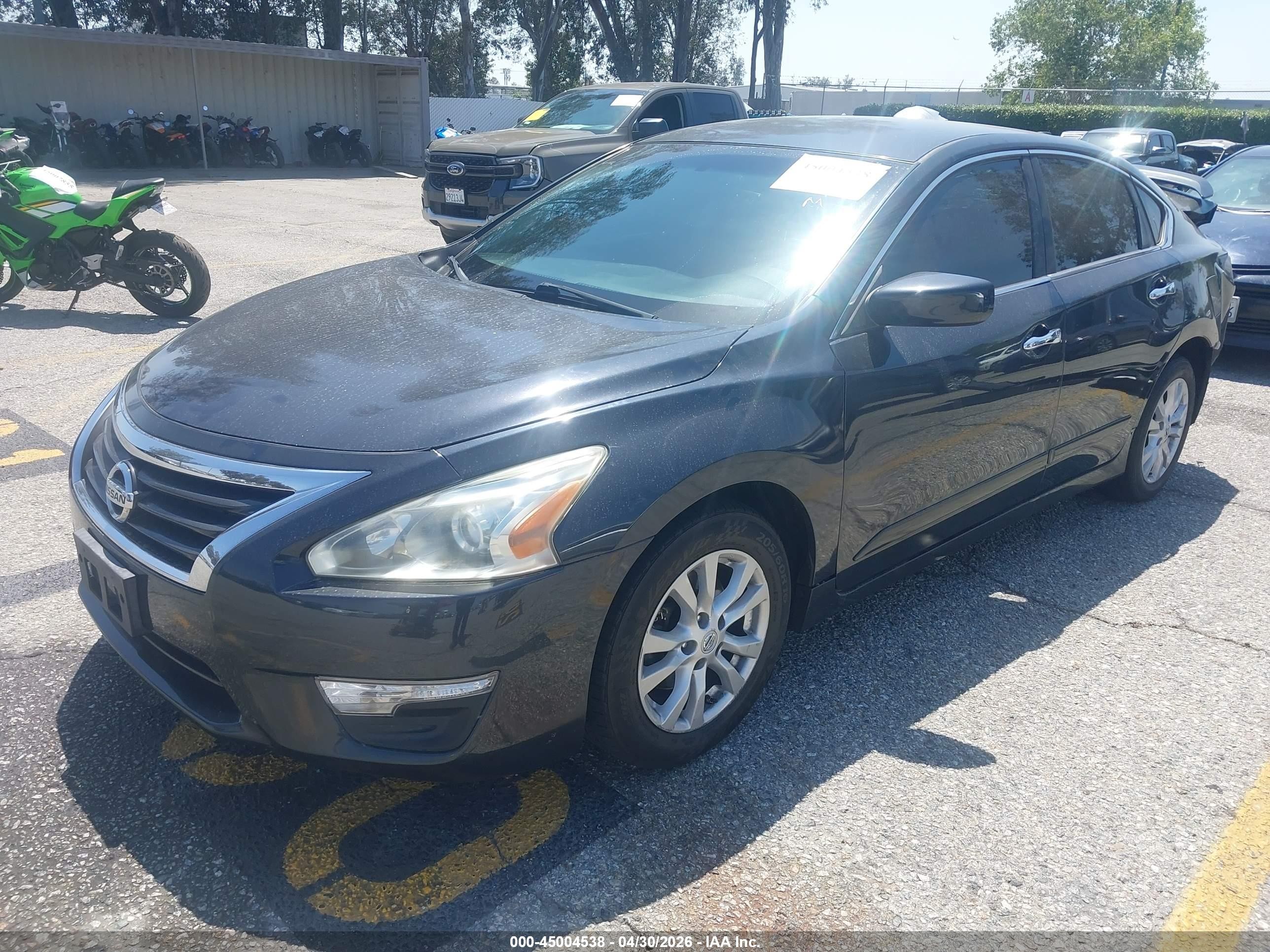 2014 Nissan Altima 2.5 S Black vin: 1N4AL3AP3EN233797