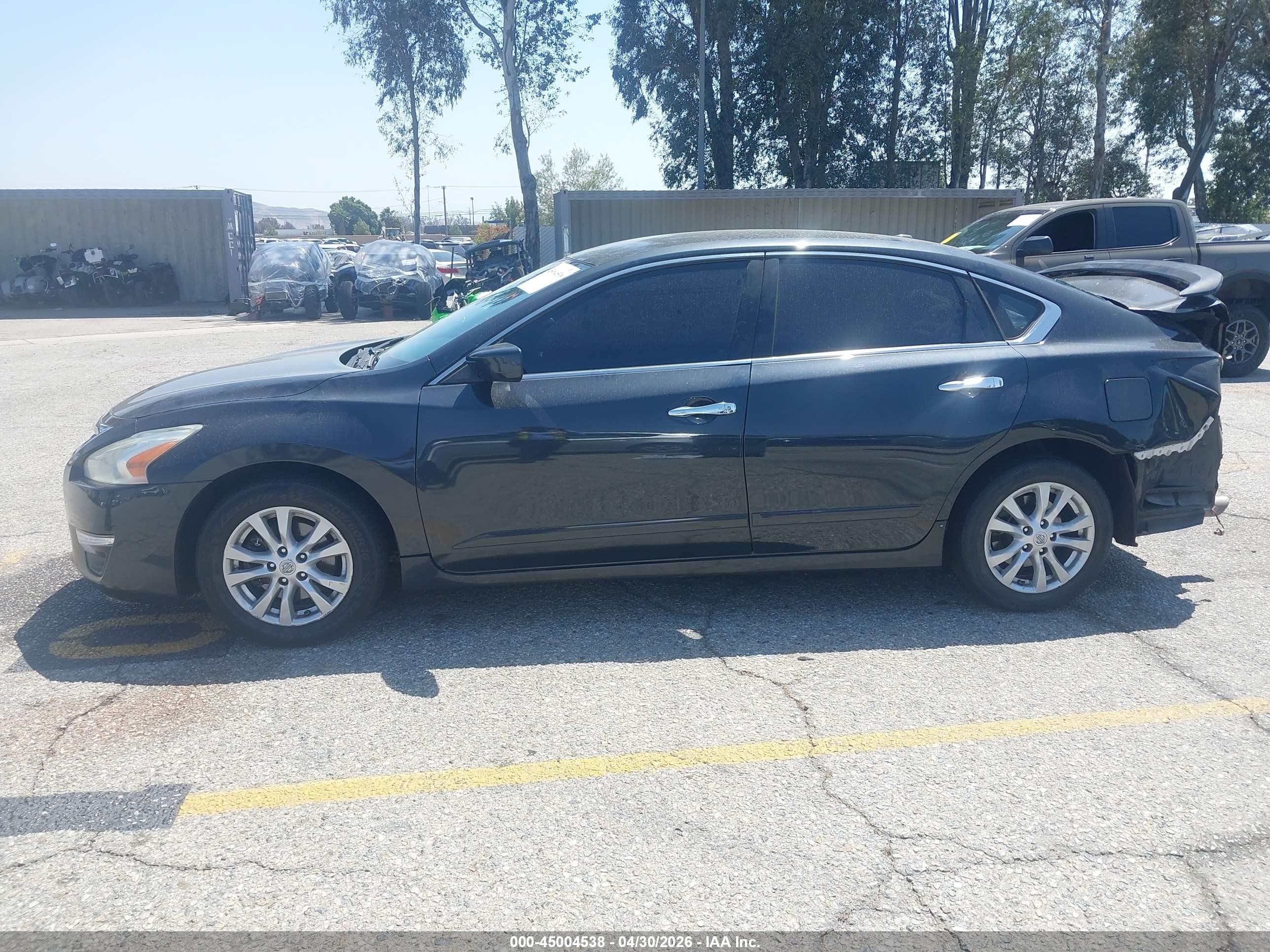 2014 Nissan Altima 2.5 S Black vin: 1N4AL3AP3EN233797