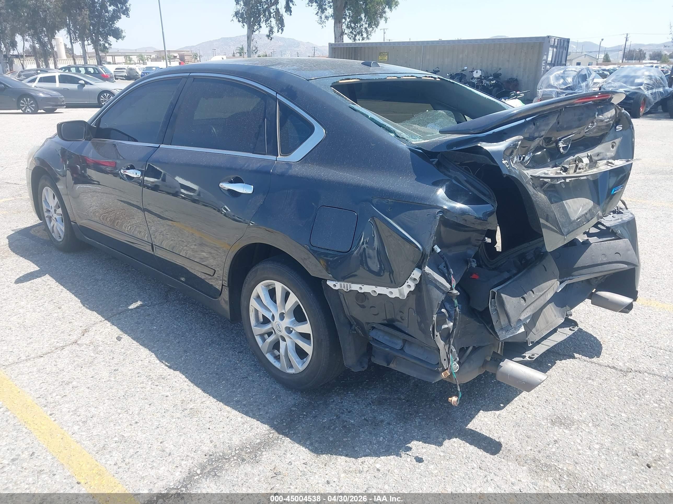 2014 Nissan Altima 2.5 S Black vin: 1N4AL3AP3EN233797