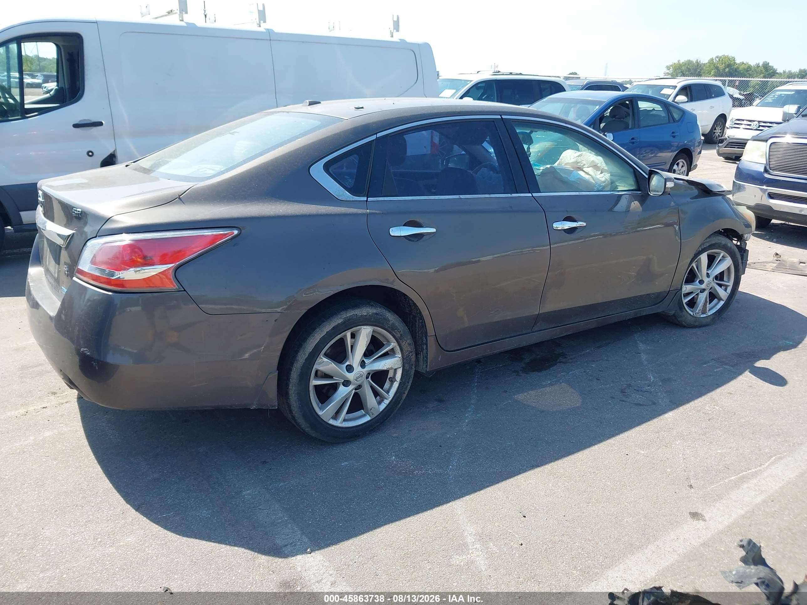 2014 Nissan Altima 2.5 Sl Коричневый vin: 1N4AL3AP3EN238692